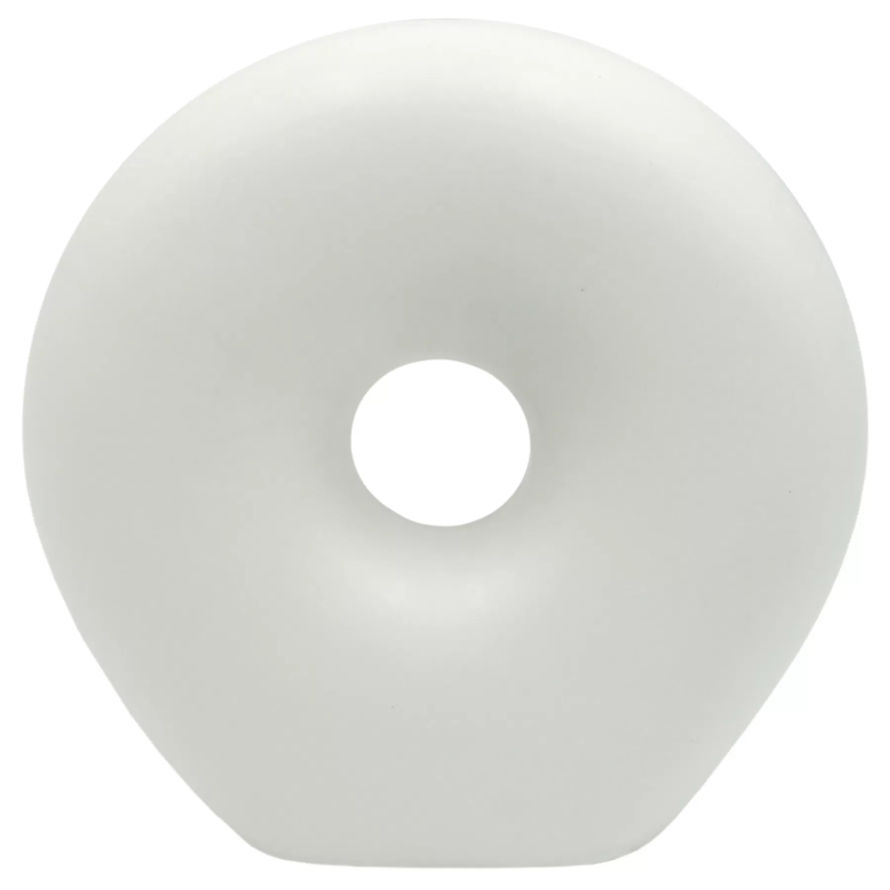 * Exclusive Laila Ali White Ceramic Round Sculpture, 8