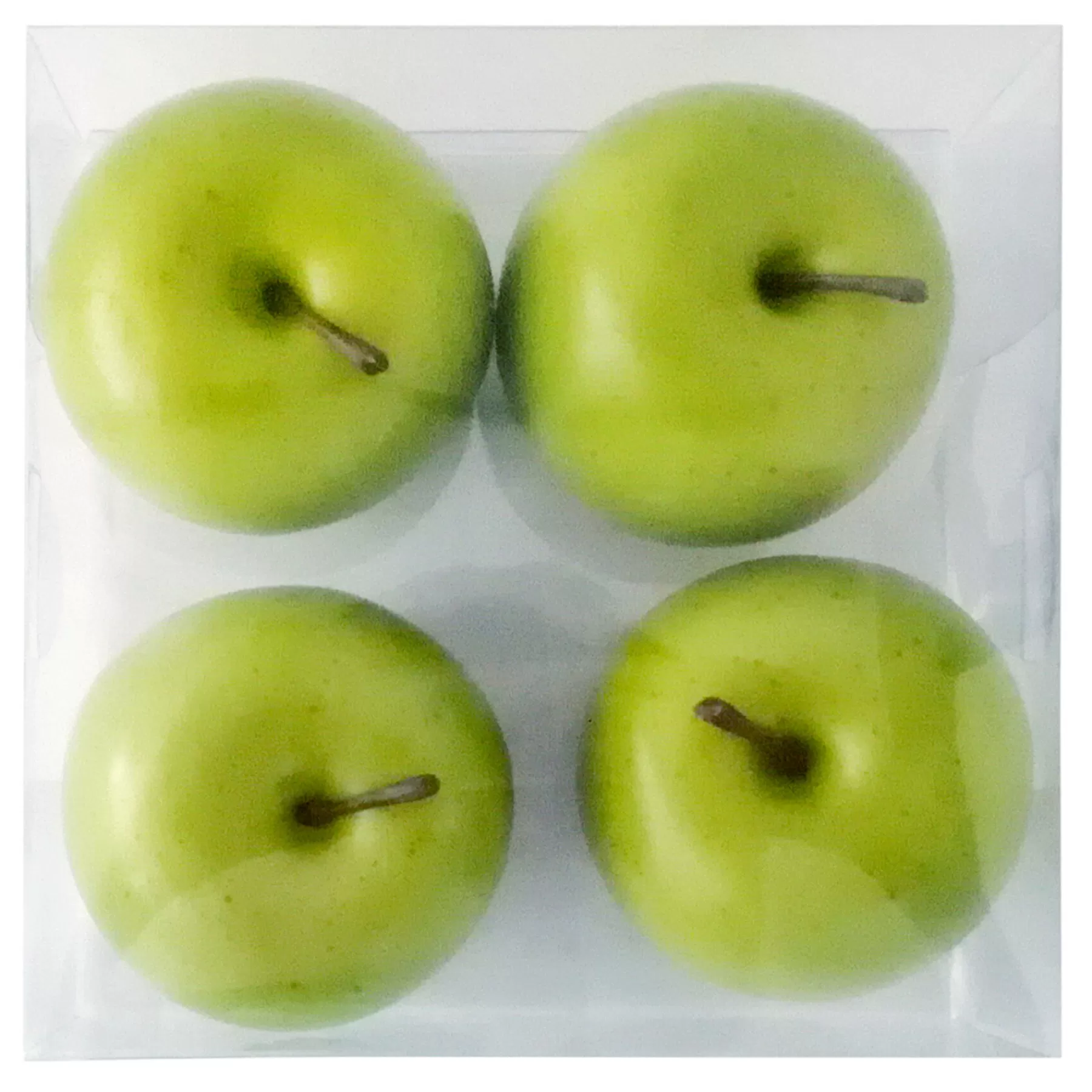 * Exclusive Set Of 4 Green Apples Decorative Bowl Fillers In Acetate Box