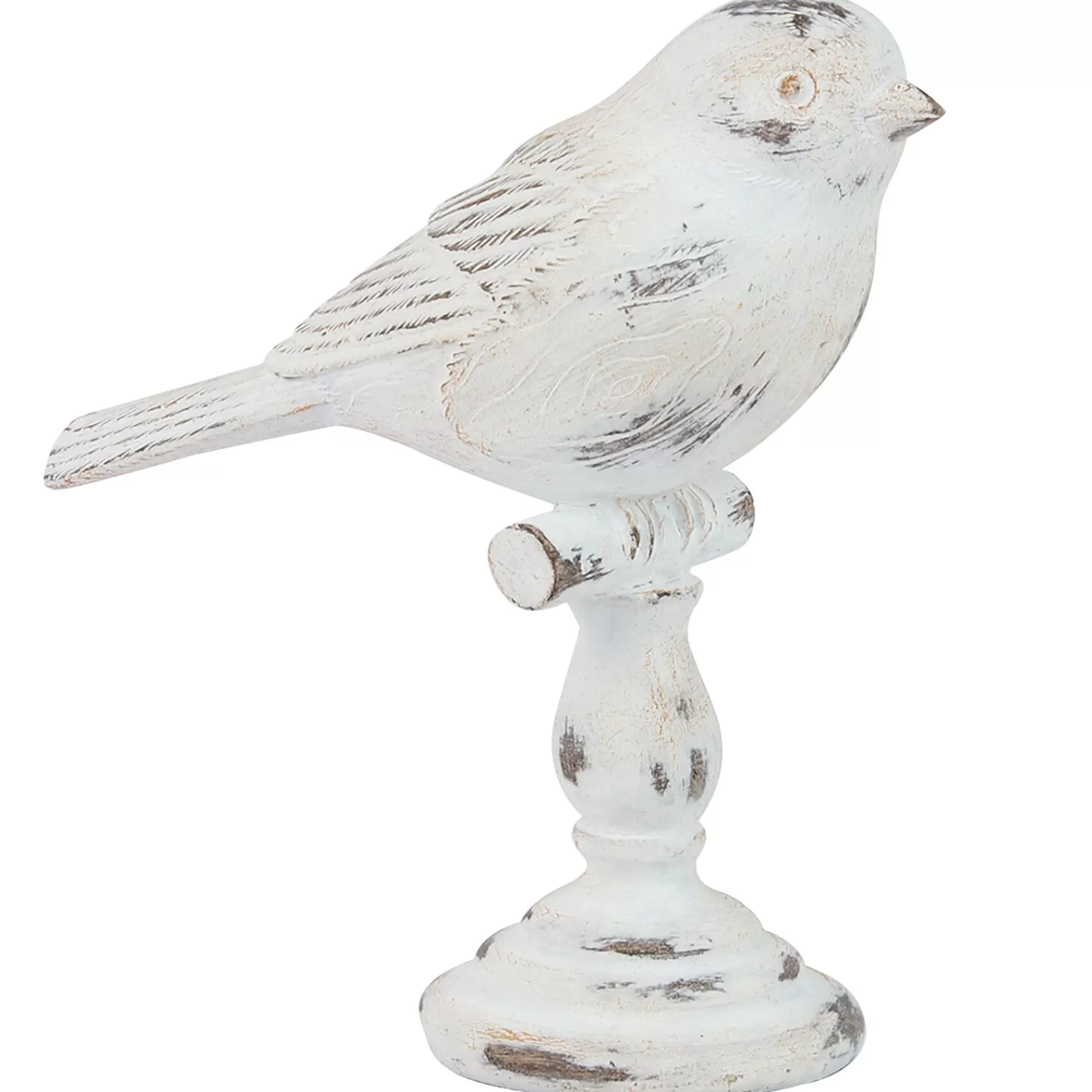 * Exclusive Whitewash Bird Branch Figurine, 5