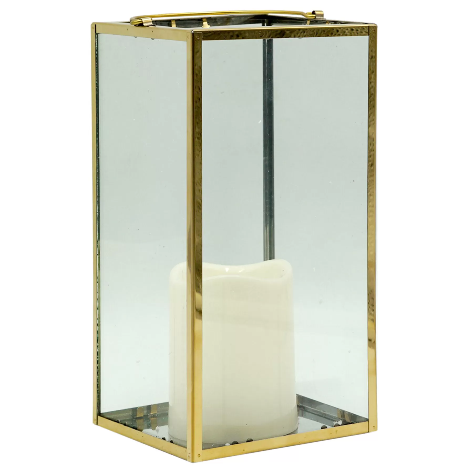 * Exquisite Gifts Gold Led Candle Lantern, 10