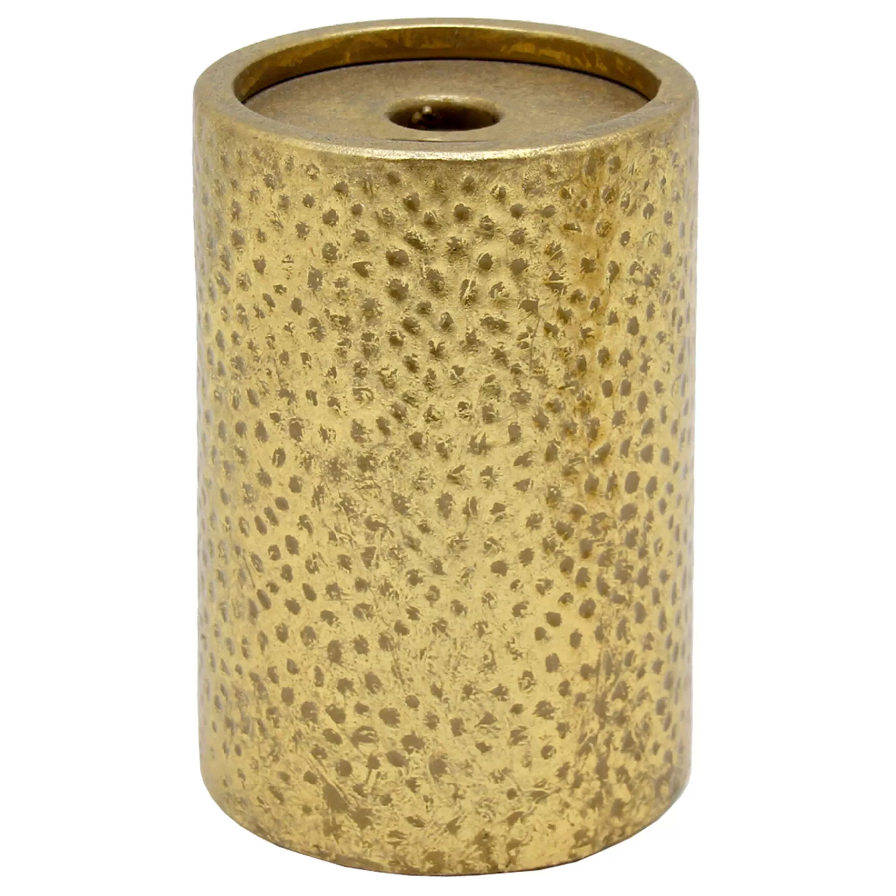 * Exquisite Gifts Gold Pillar Candle Holder, 6