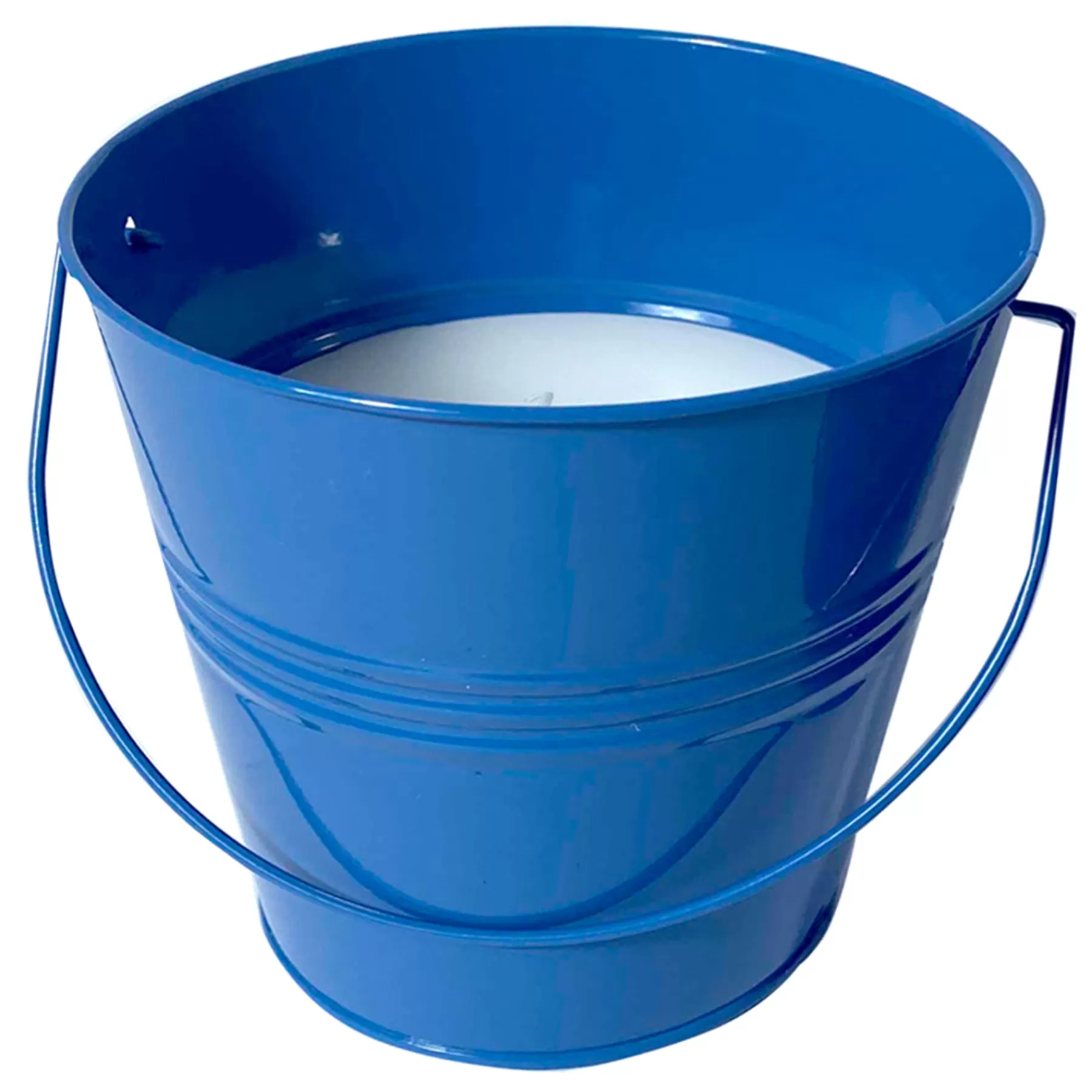 * Featured 2-Pack Blue Paint Bucket Citronella Candles, 8Oz