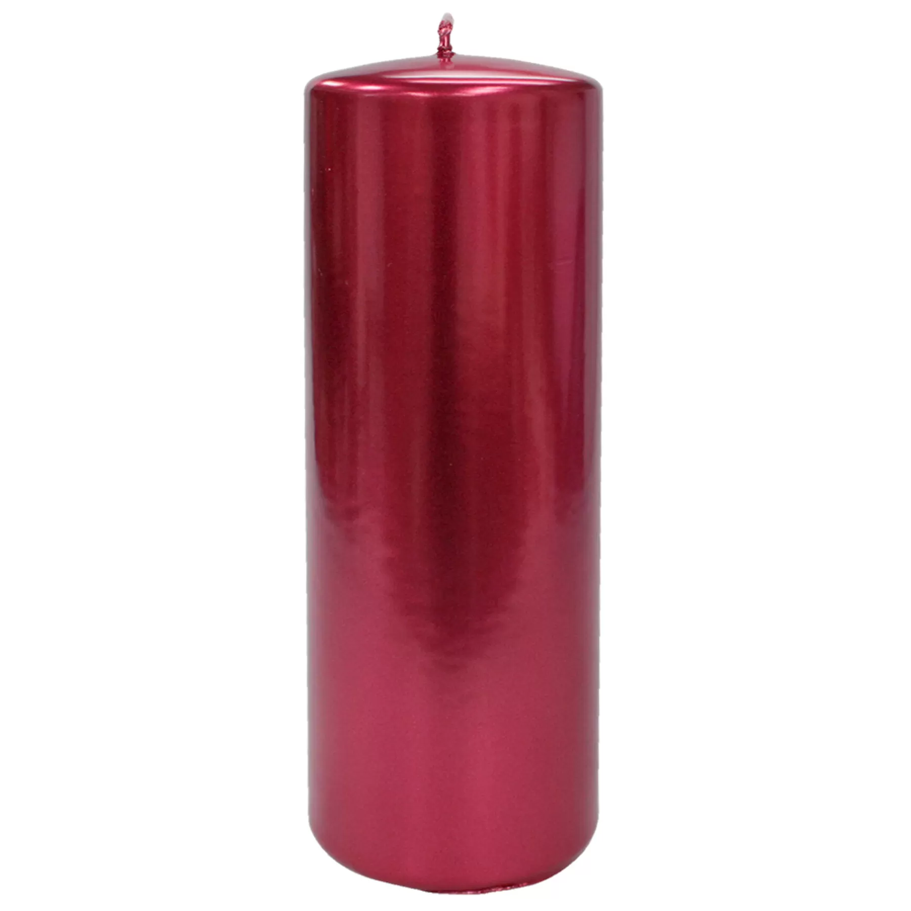 * Featured 6-Pack Metallic Red Unscented Overdip Candles