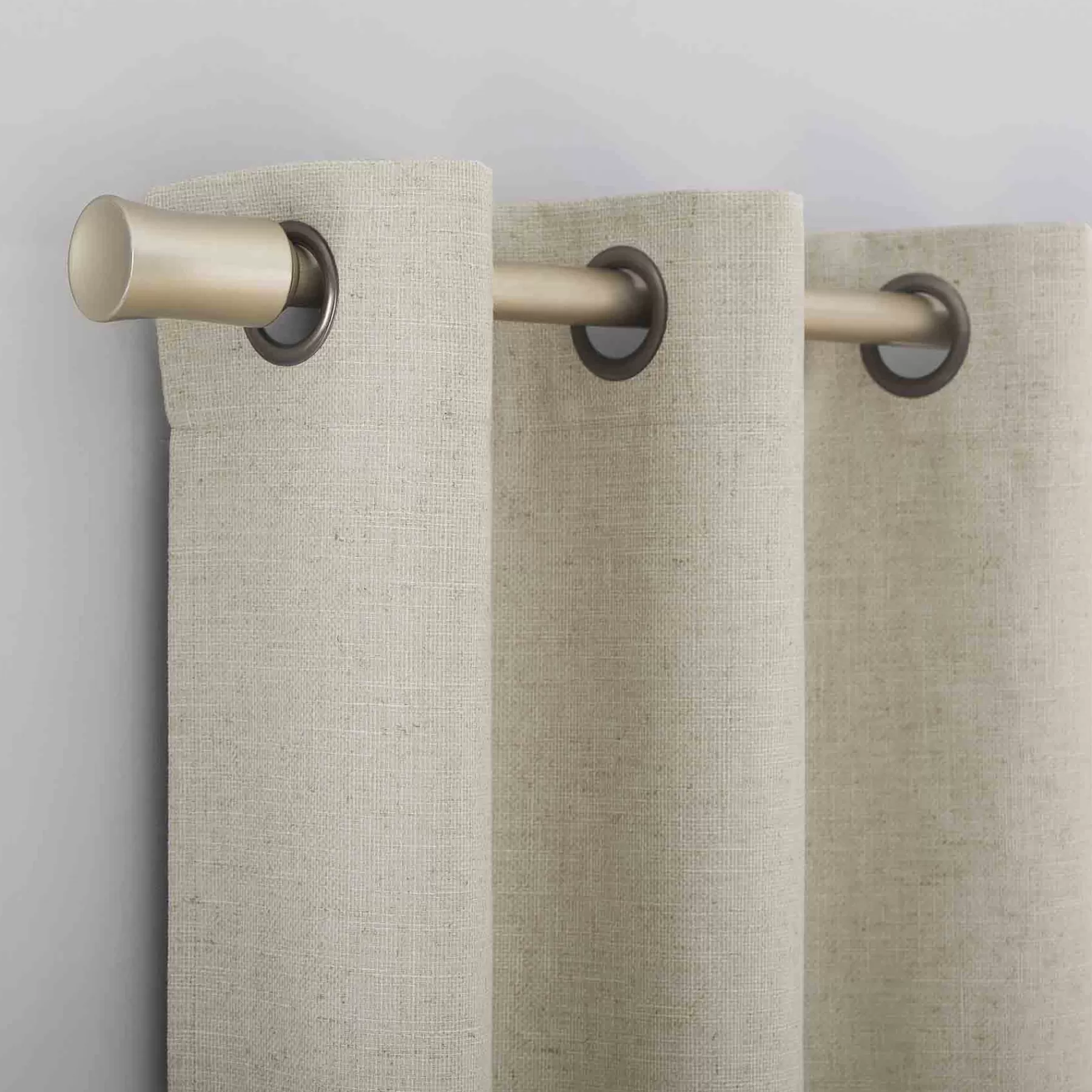 * Featured Sun Zero Pacey Taupe Blackout Grommet Curtain Panel, 84