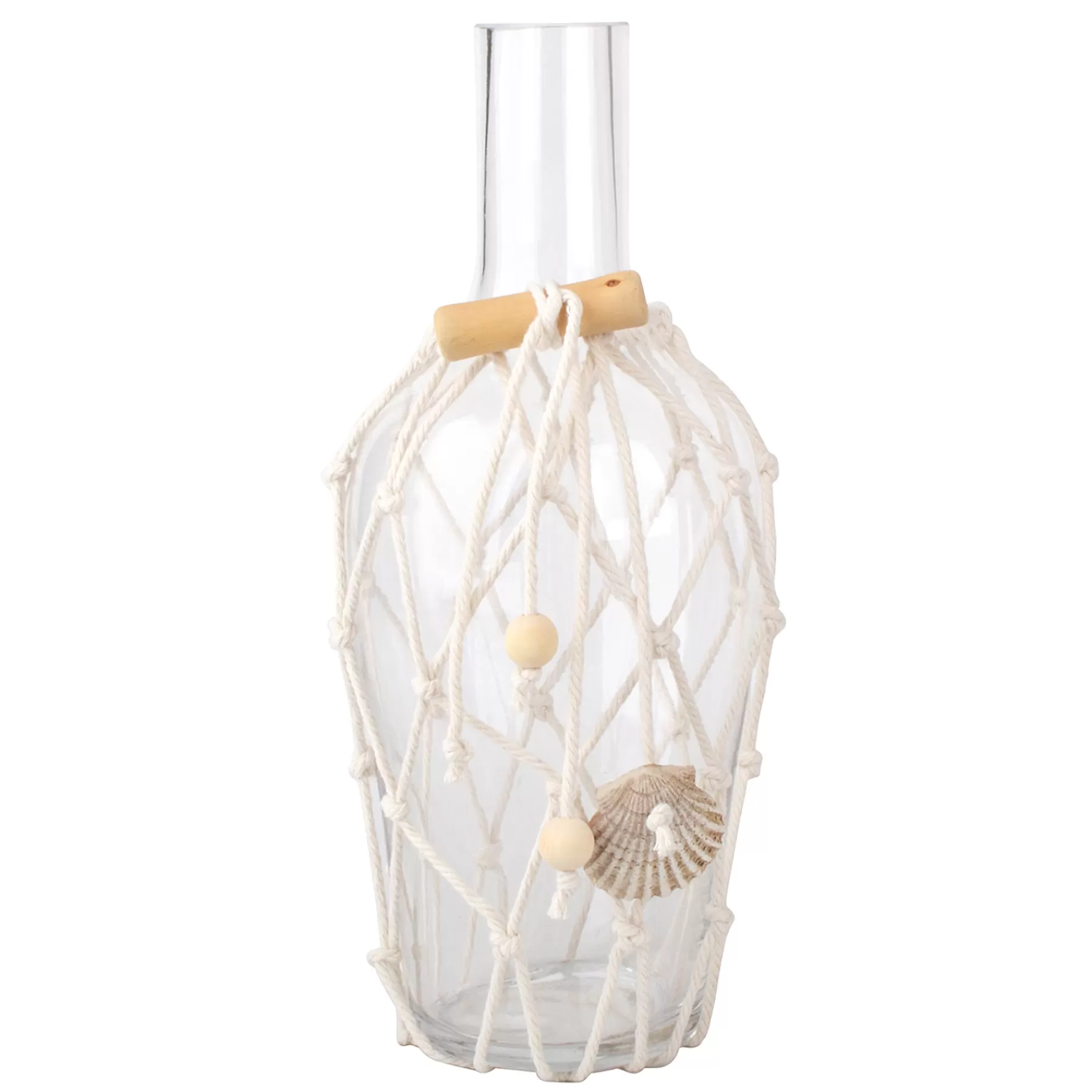 * Featured Ty Pennington Netted Clear Glass Vase, 12