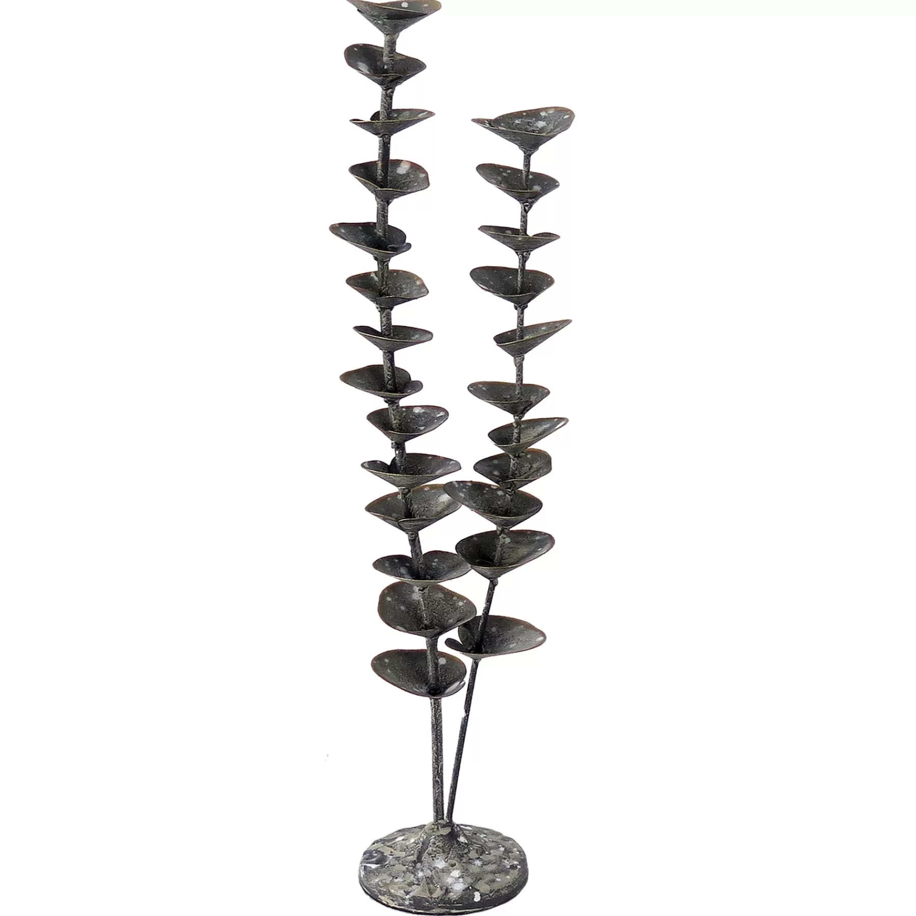 * Flash Sale Grey Metal Plant Sculpture, 20