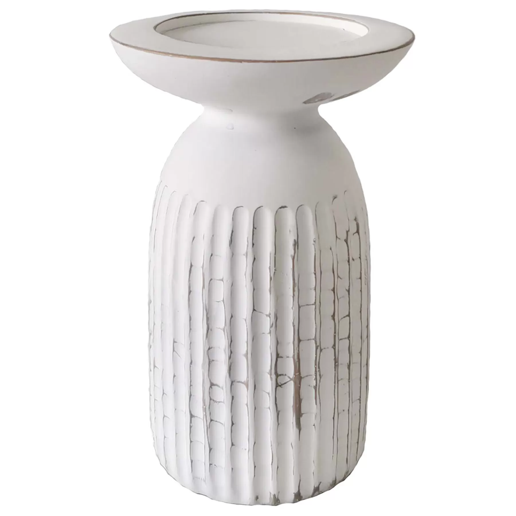 * Flash Sale Modern White Pillar Candle Holder, 8