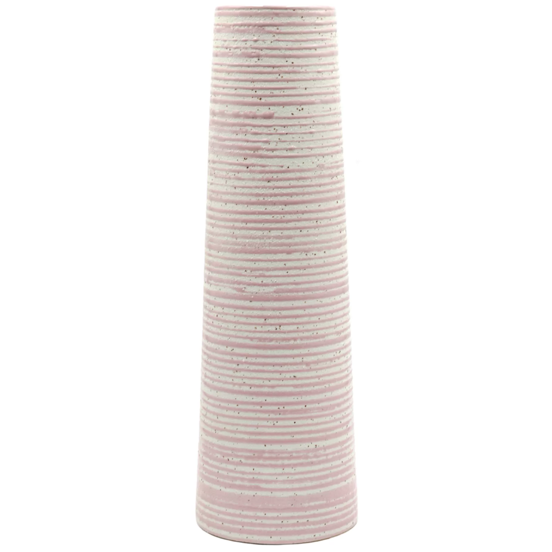 * Flash Sale Tracey Boyd White Striped Ceramic Vase, 16