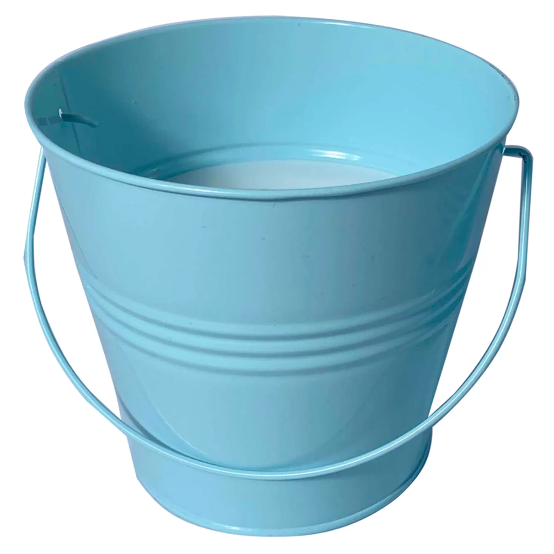 * Low Price 2-Pack Light Blue Paint Bucket Citronella Candles, 8Oz