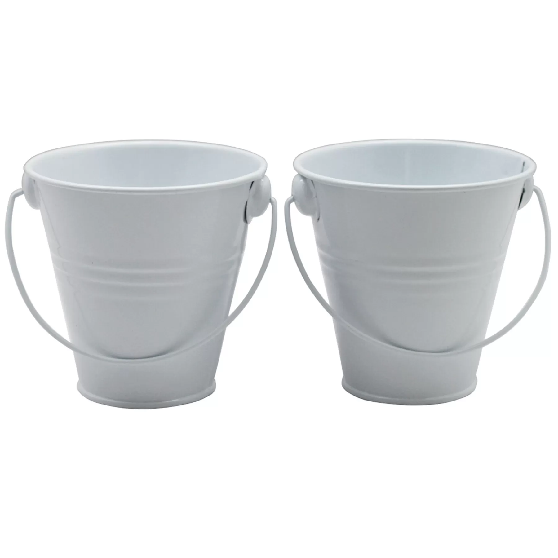 * Low Price 2-Pack White Citronella Painted Bucket Candles, Small