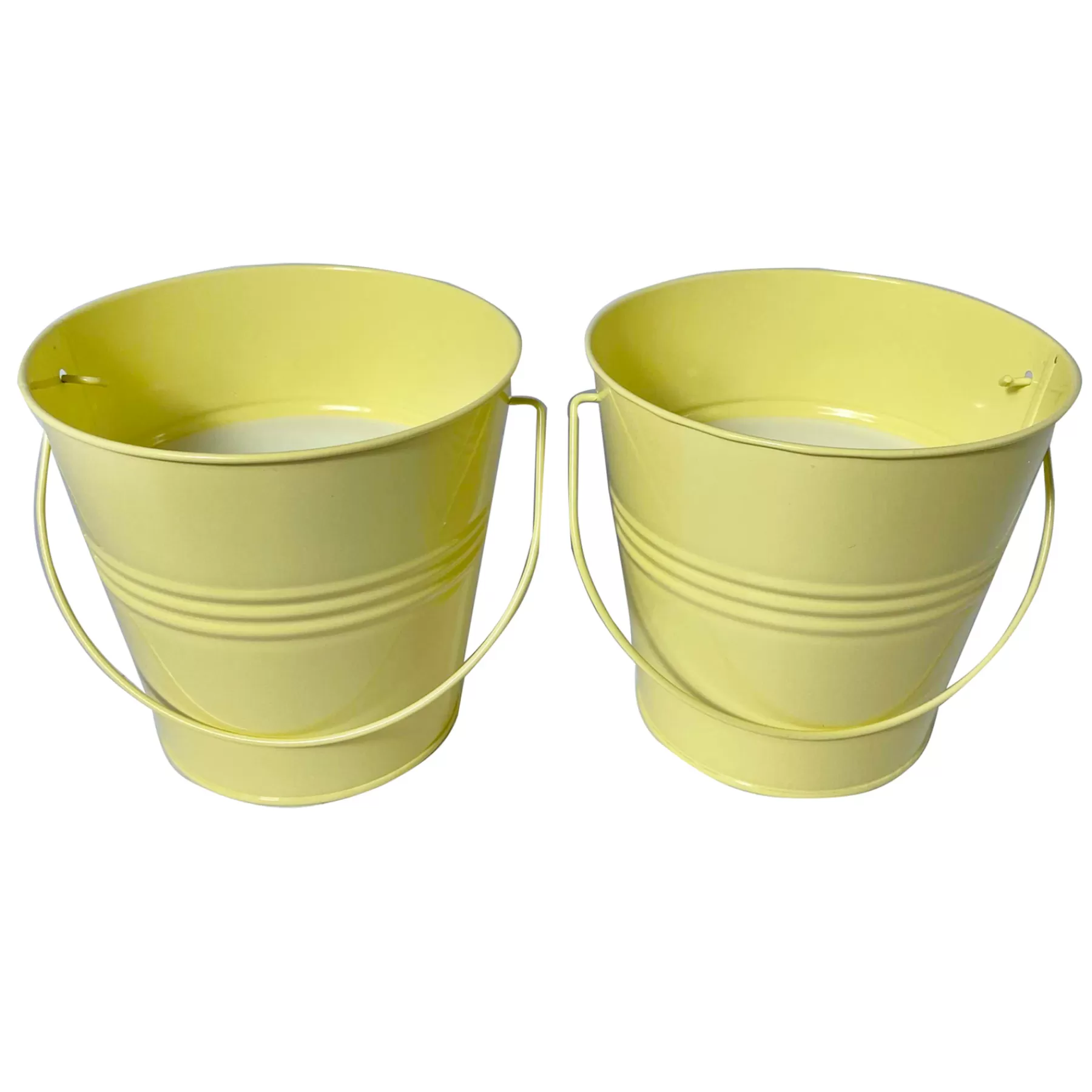 * Low Price 2-Pack Yellow Paint Bucket Citronella Candles, 8Oz