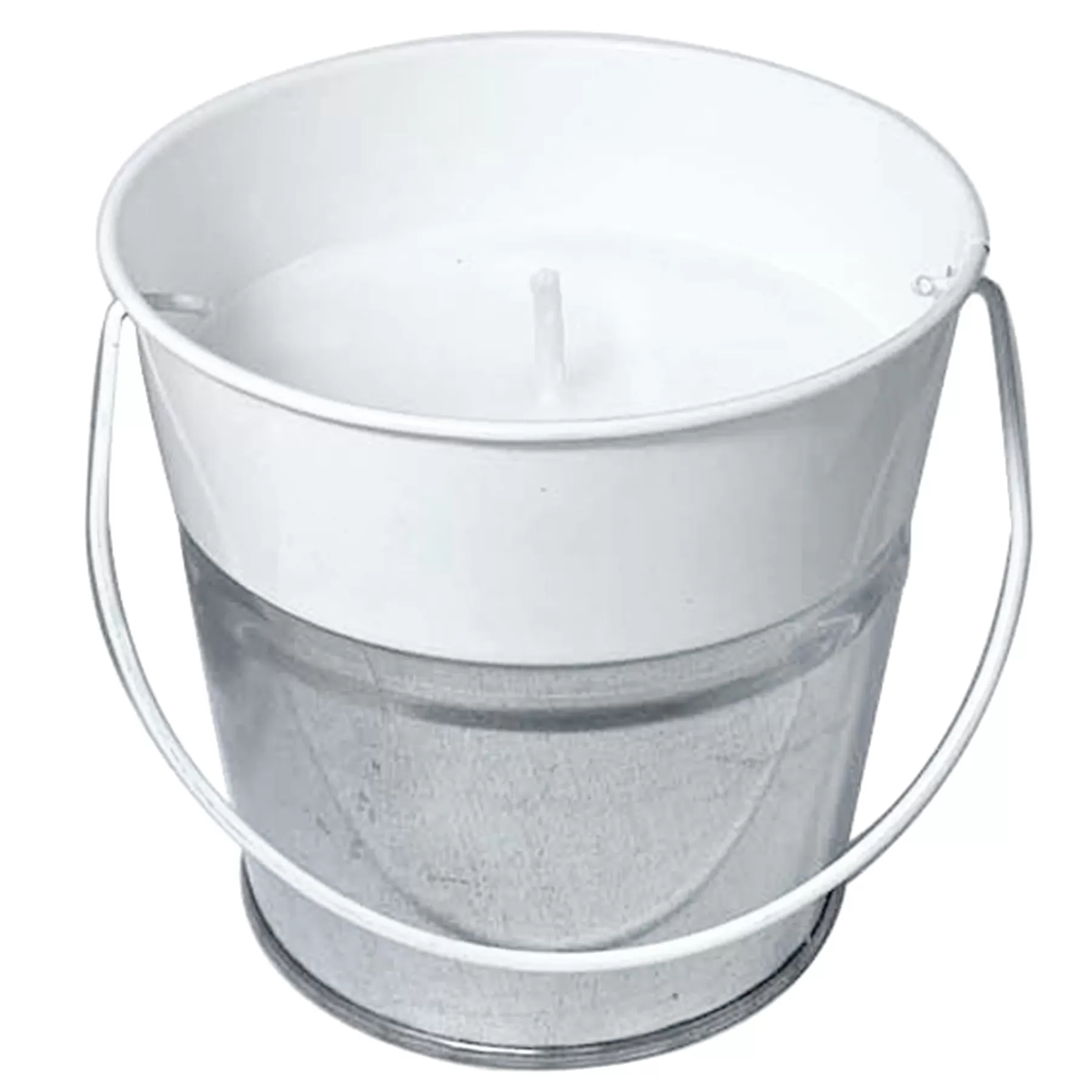 * Low Price 3-Pack Red, White & Blue Galvanized Bucket Citronella Candles, 7Oz