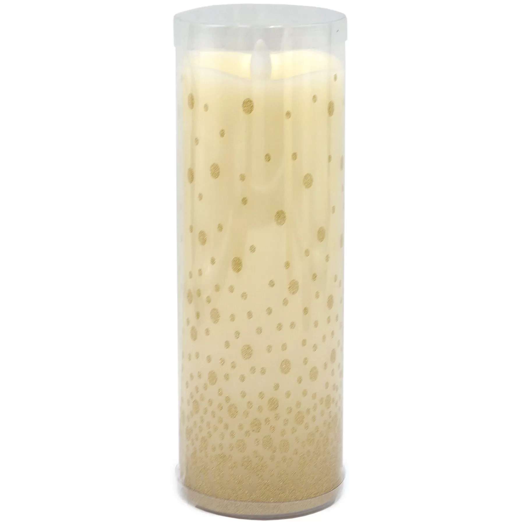 * Low Price 3X8 Led Wax Candle With 6 Hour Timer Gold