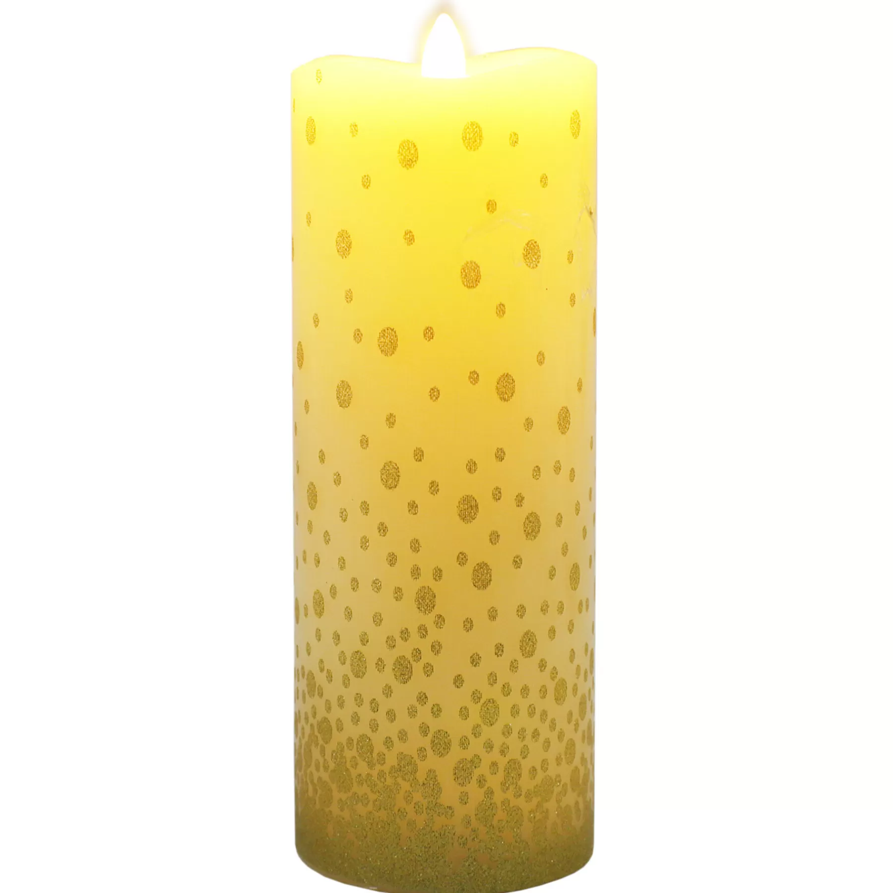 * Low Price 3X8 Led Wax Candle With 6 Hour Timer Gold