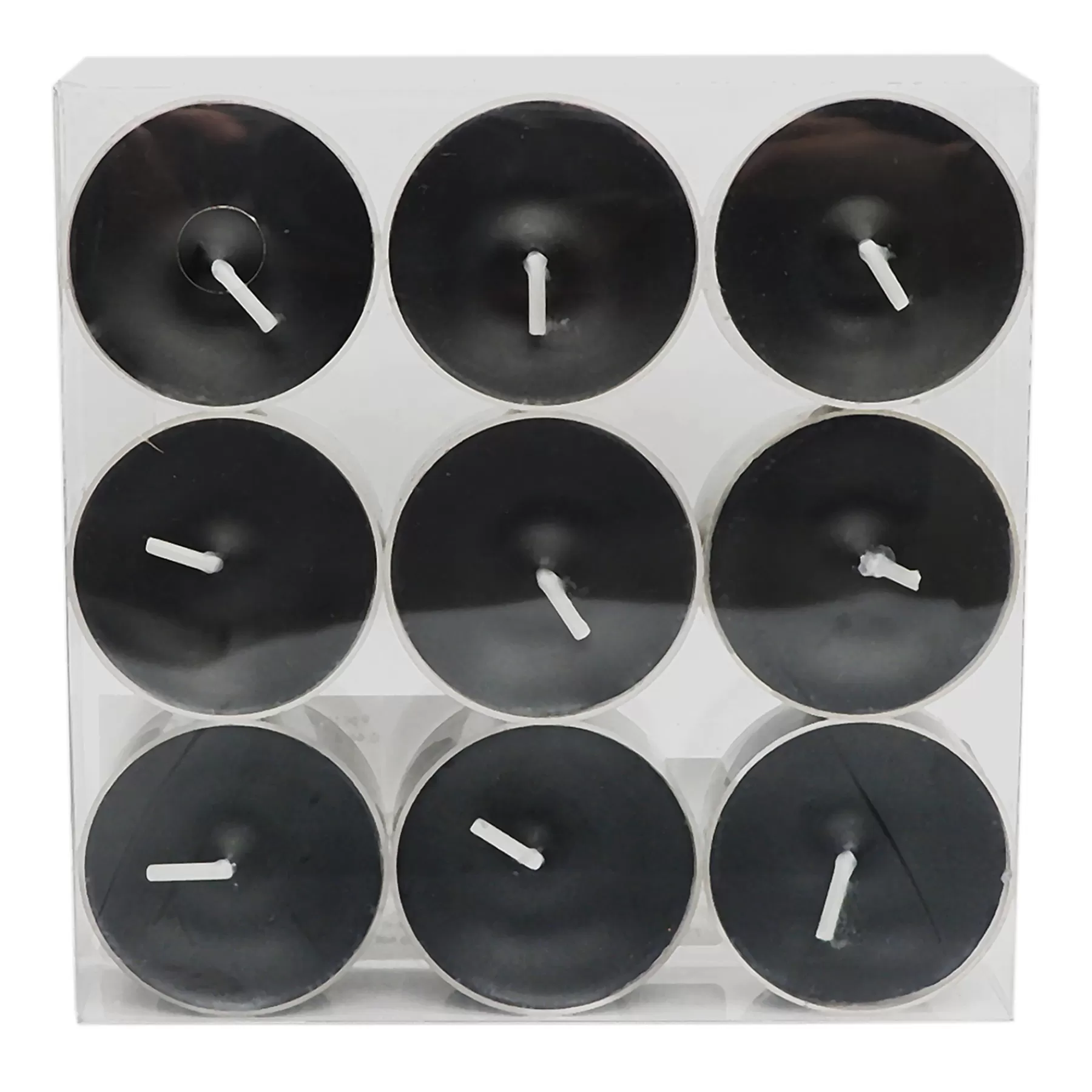 * Low Price 9-Pack Black Unscented Tealights, 5