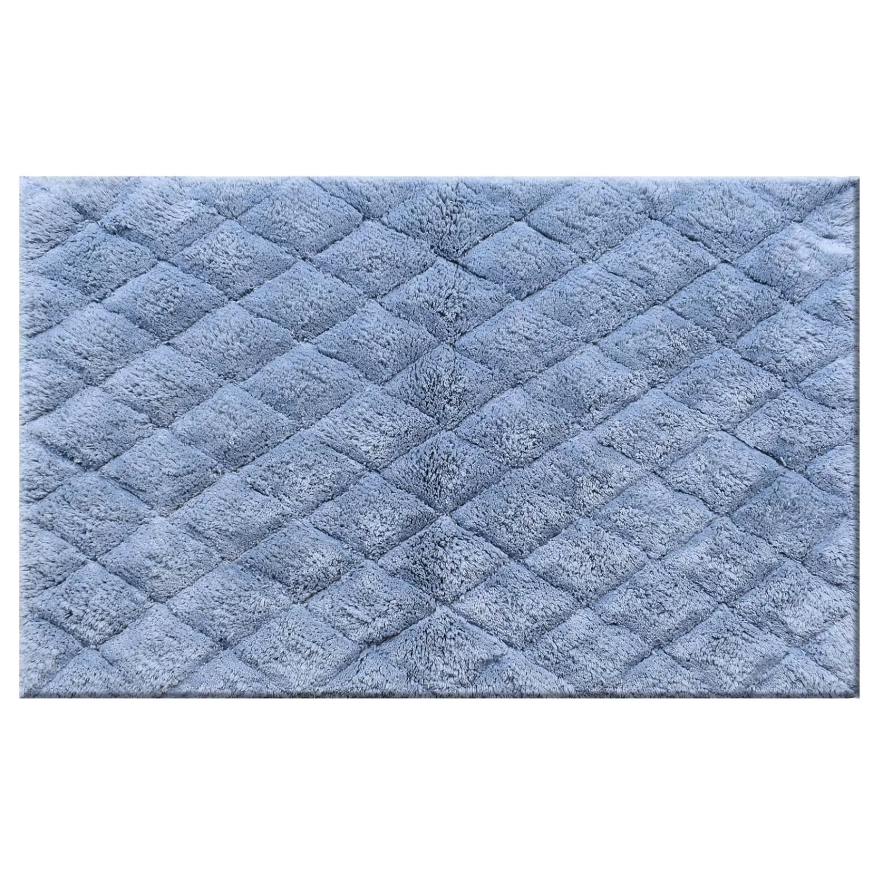 * Low Price Burfi Diamond Bath Rug Blue 21X34