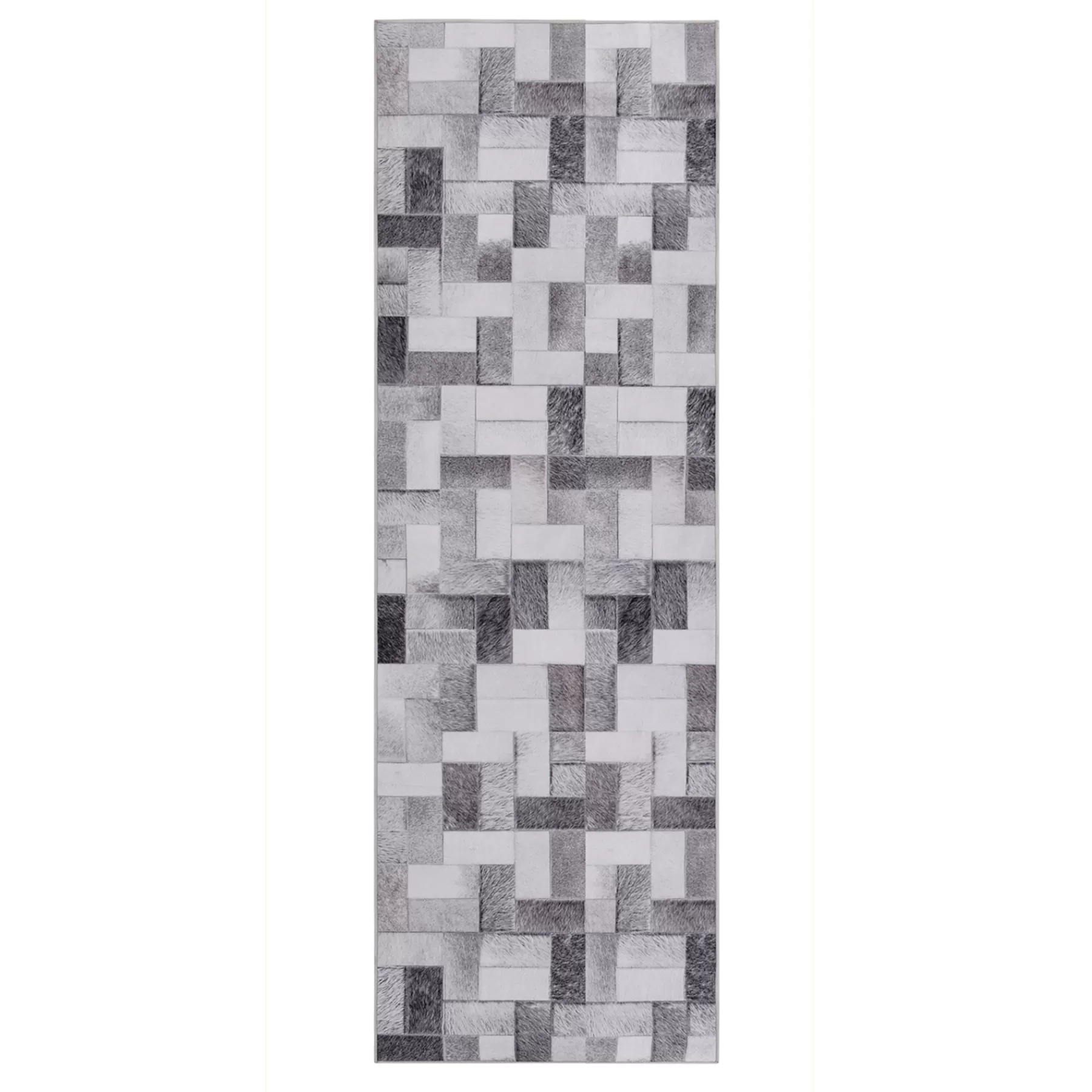 * Low Price (D537) Nova Grey Printed Runner, 2 7