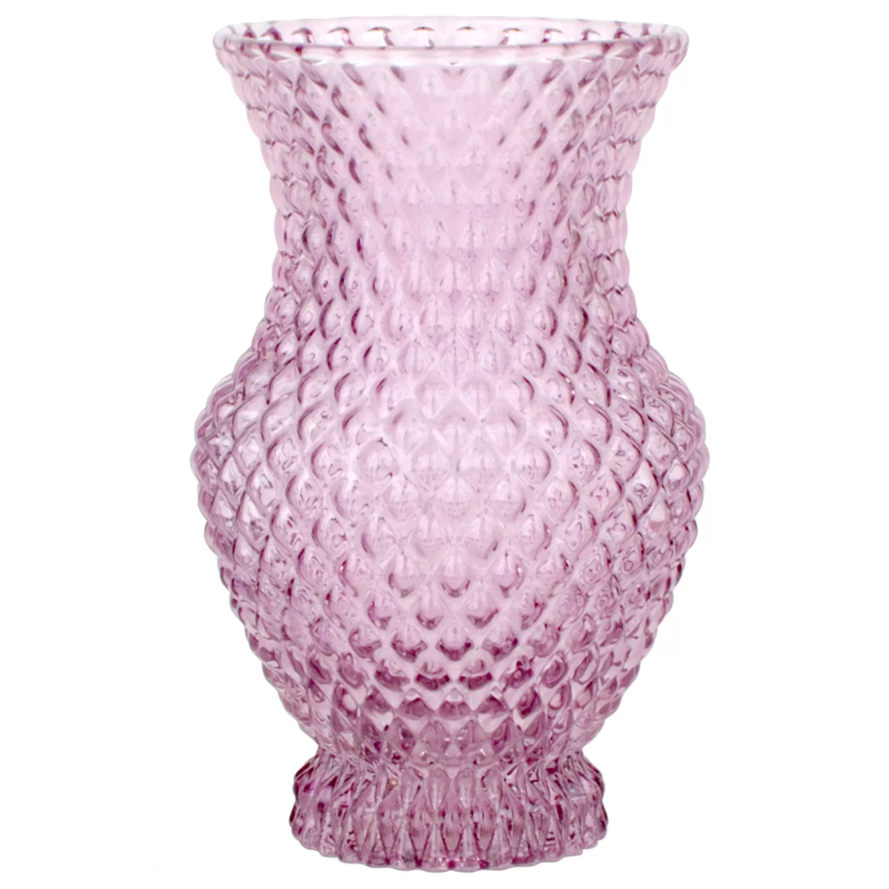 * Low Price Grace Mitchell Purple Textured Glass Vase, 6