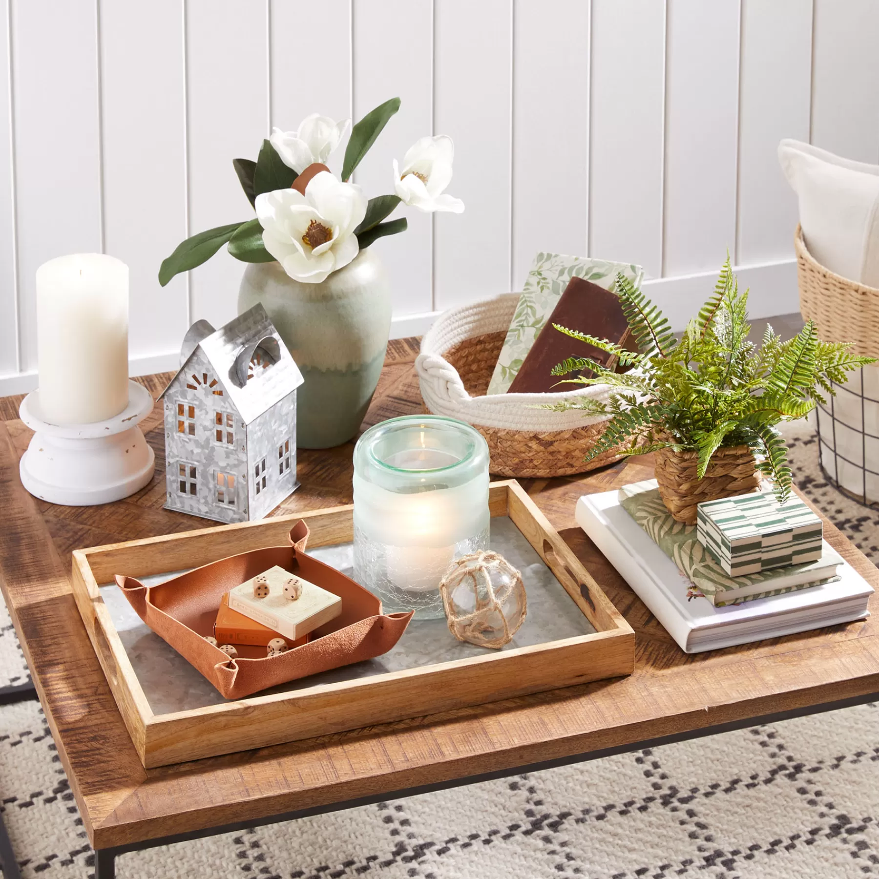 * Low Price Leather Decorative Tray, 7