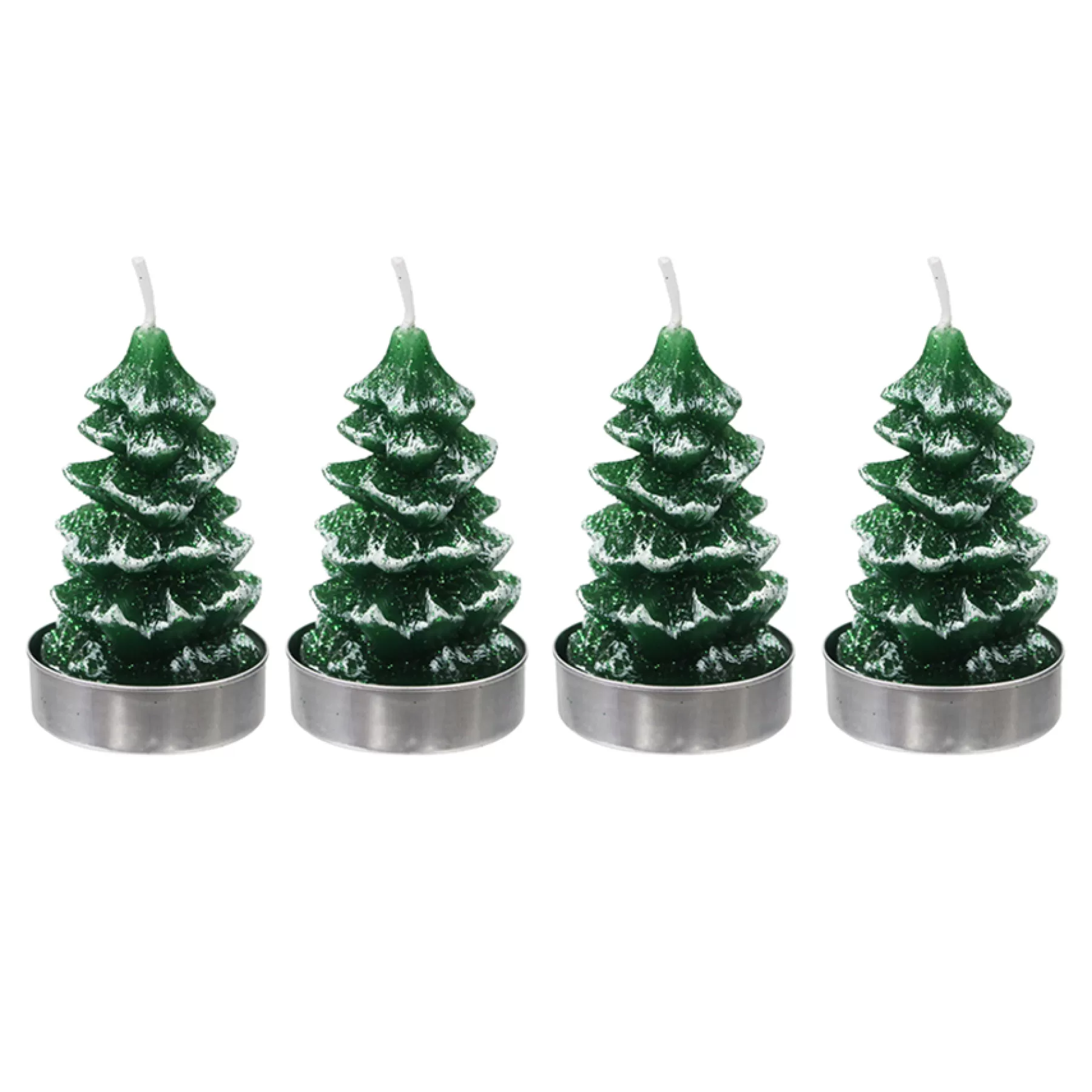 * Original 4-Pack Green Tree Tealight Candles, 2.8