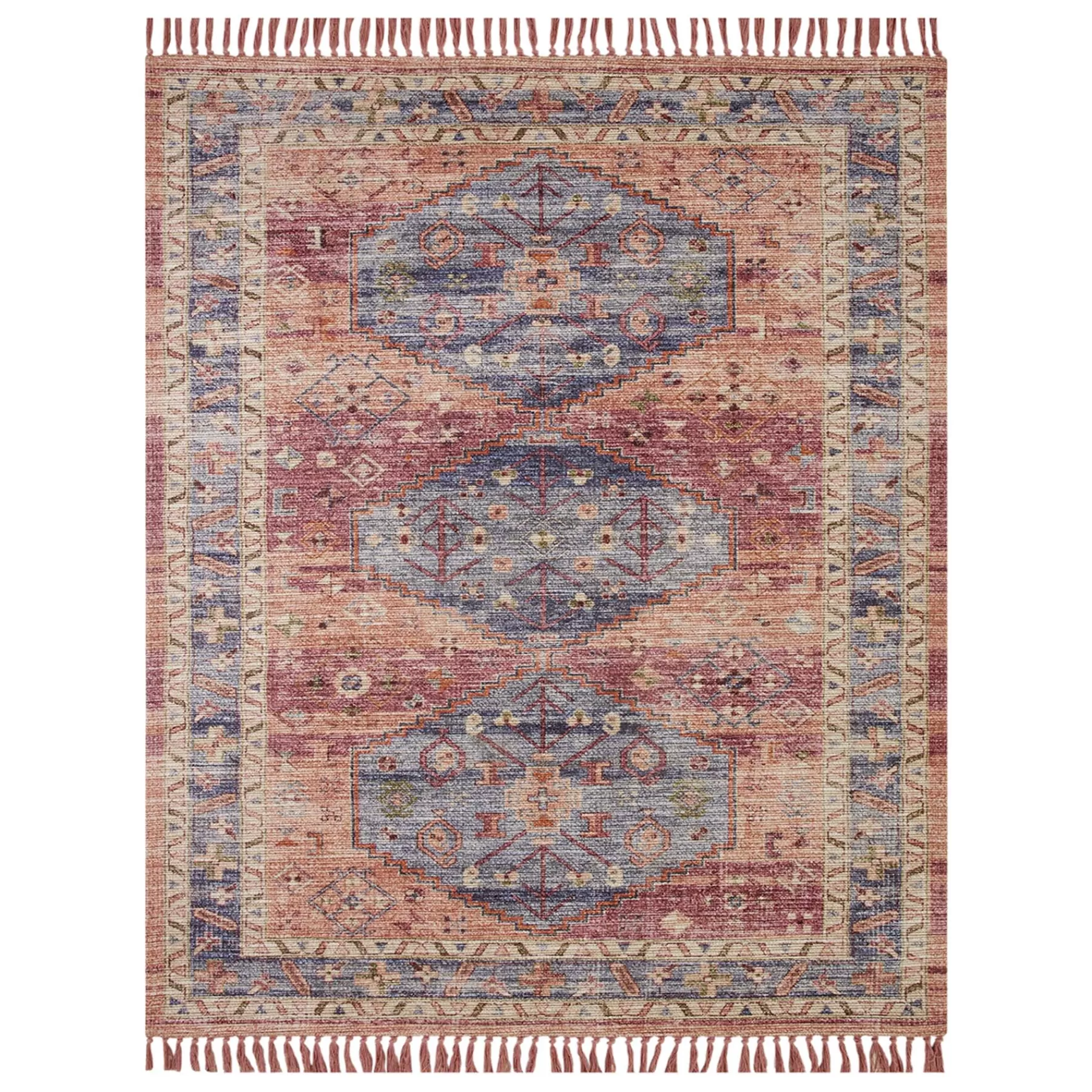 * Original (E337) Carlisle Vintage Medallion Outdoor Area Rug, 8 10