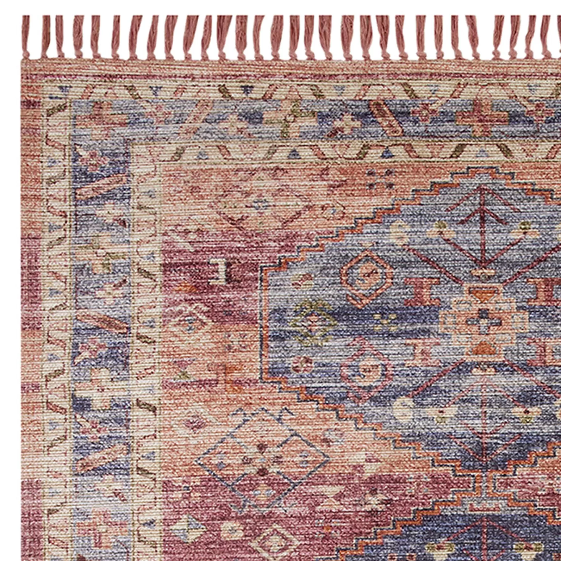 * Original (E337) Carlisle Vintage Medallion Outdoor Area Rug, 8 10