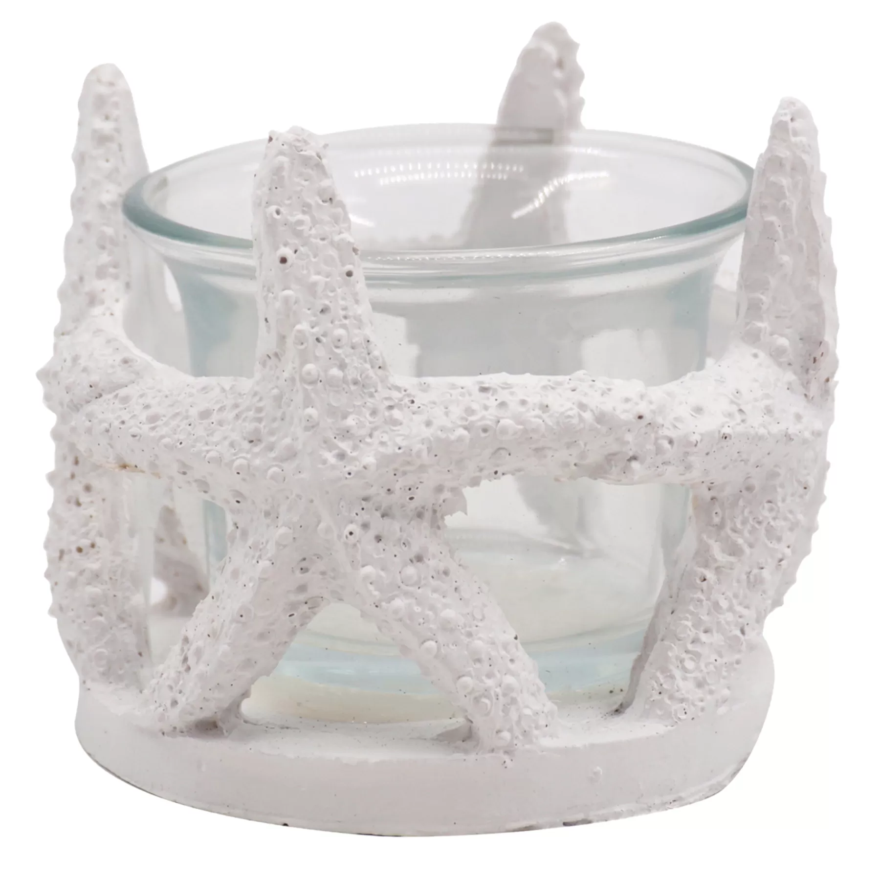 * Original White Starfish Candle Holder, 2.5