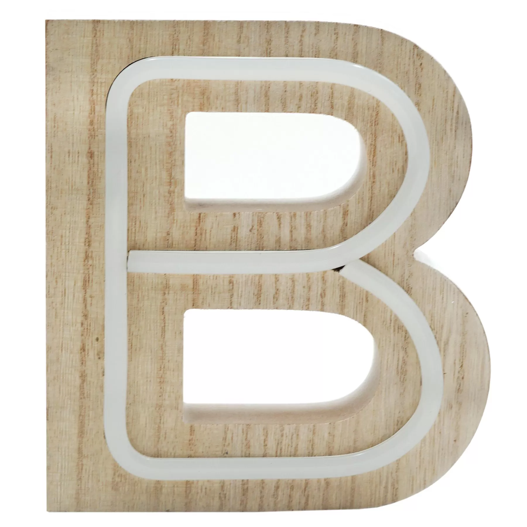 * Outlet Sale 6 Led Wooden Letter, B