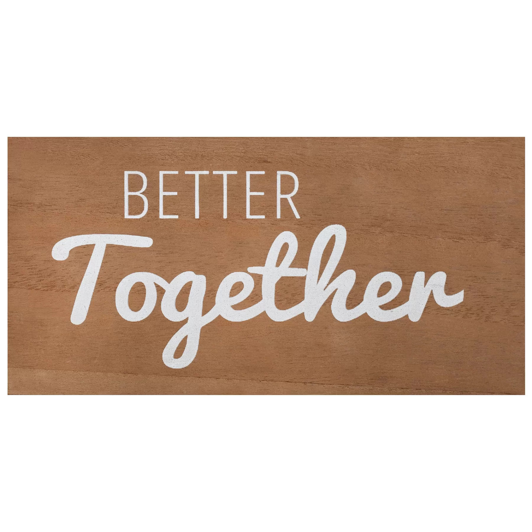 * Outlet Sale Better Together Block Sign, 10 5