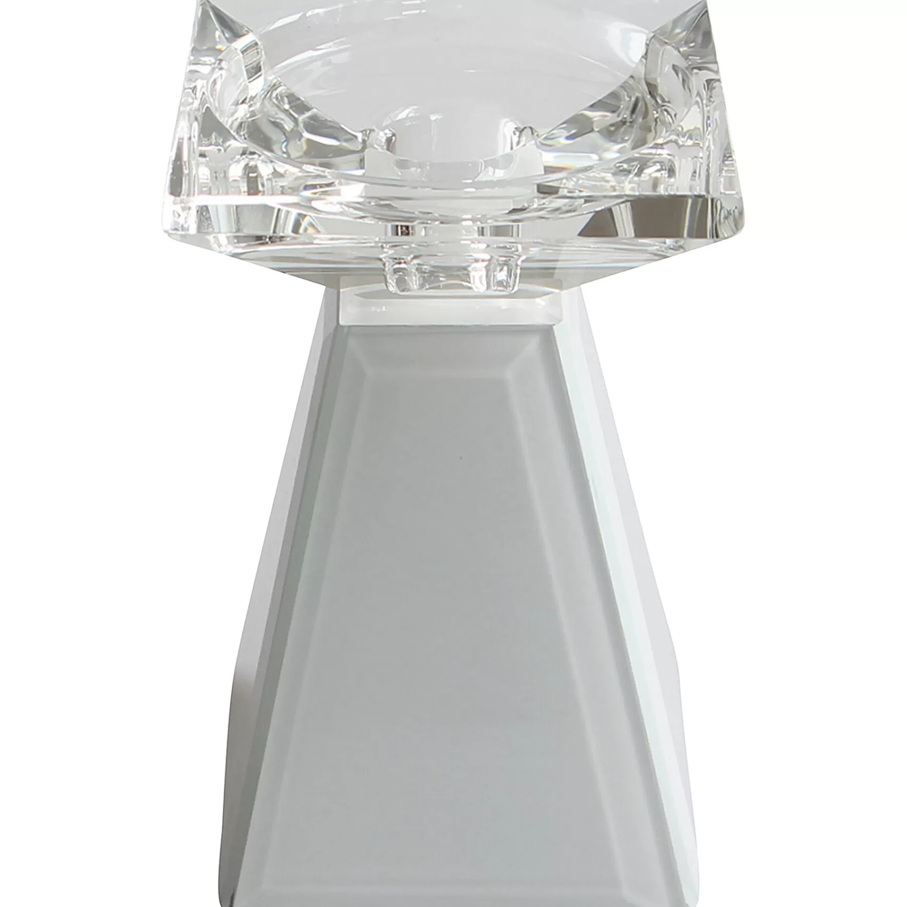 * Outlet Sale White Glass Candle Holder, 5