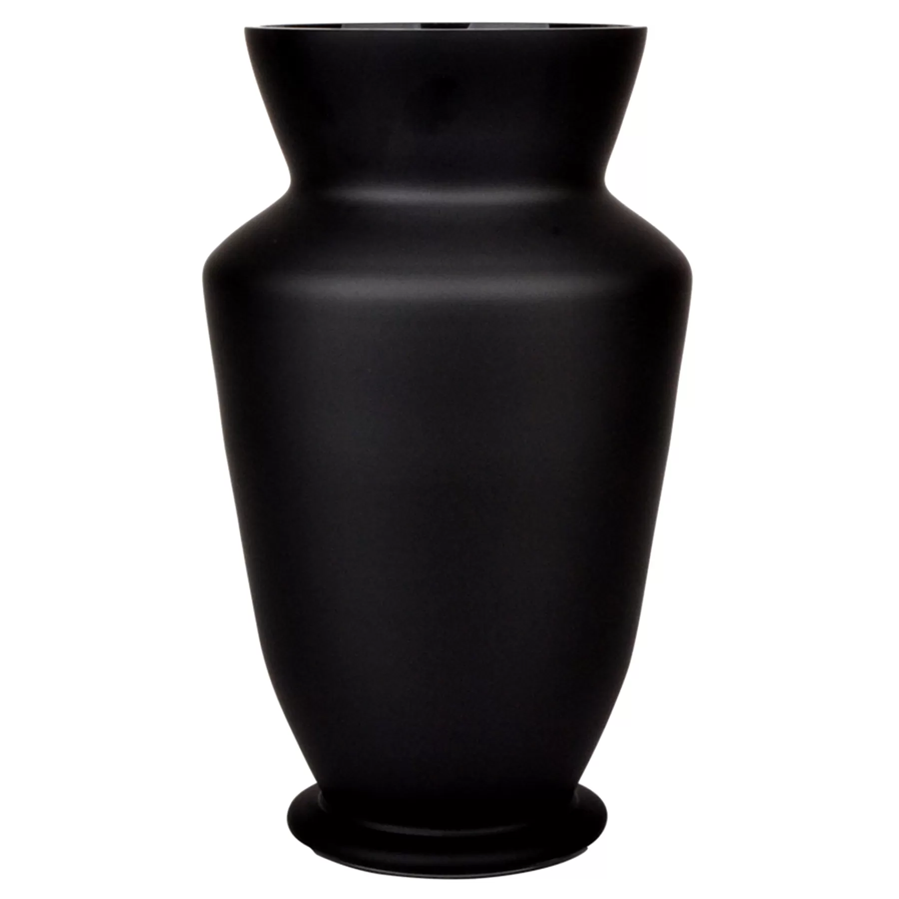 * Premium Black Glass Vase, 8.5