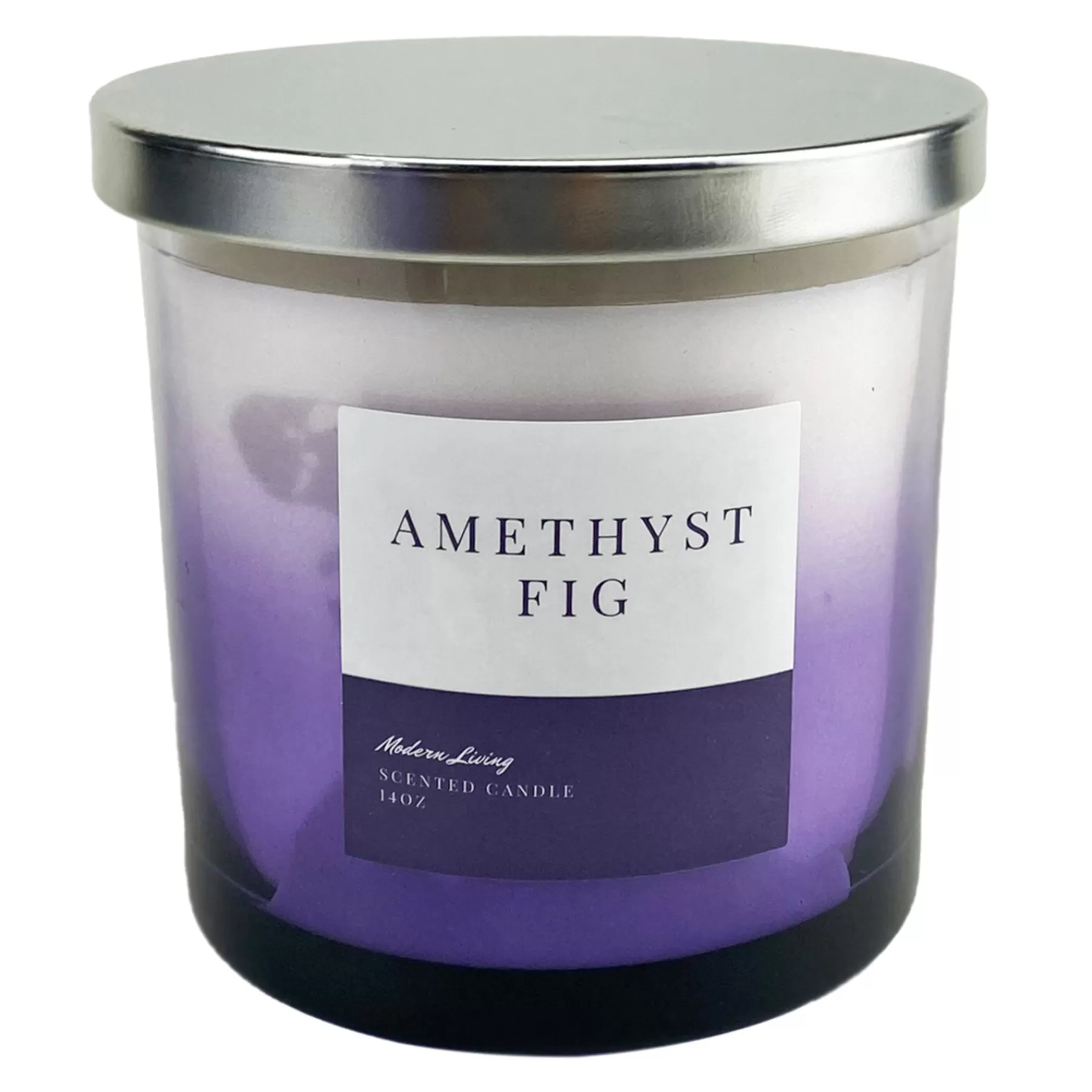 * Premium Laila Ali Amethyst Fig Scented Jar Candle, 14Oz