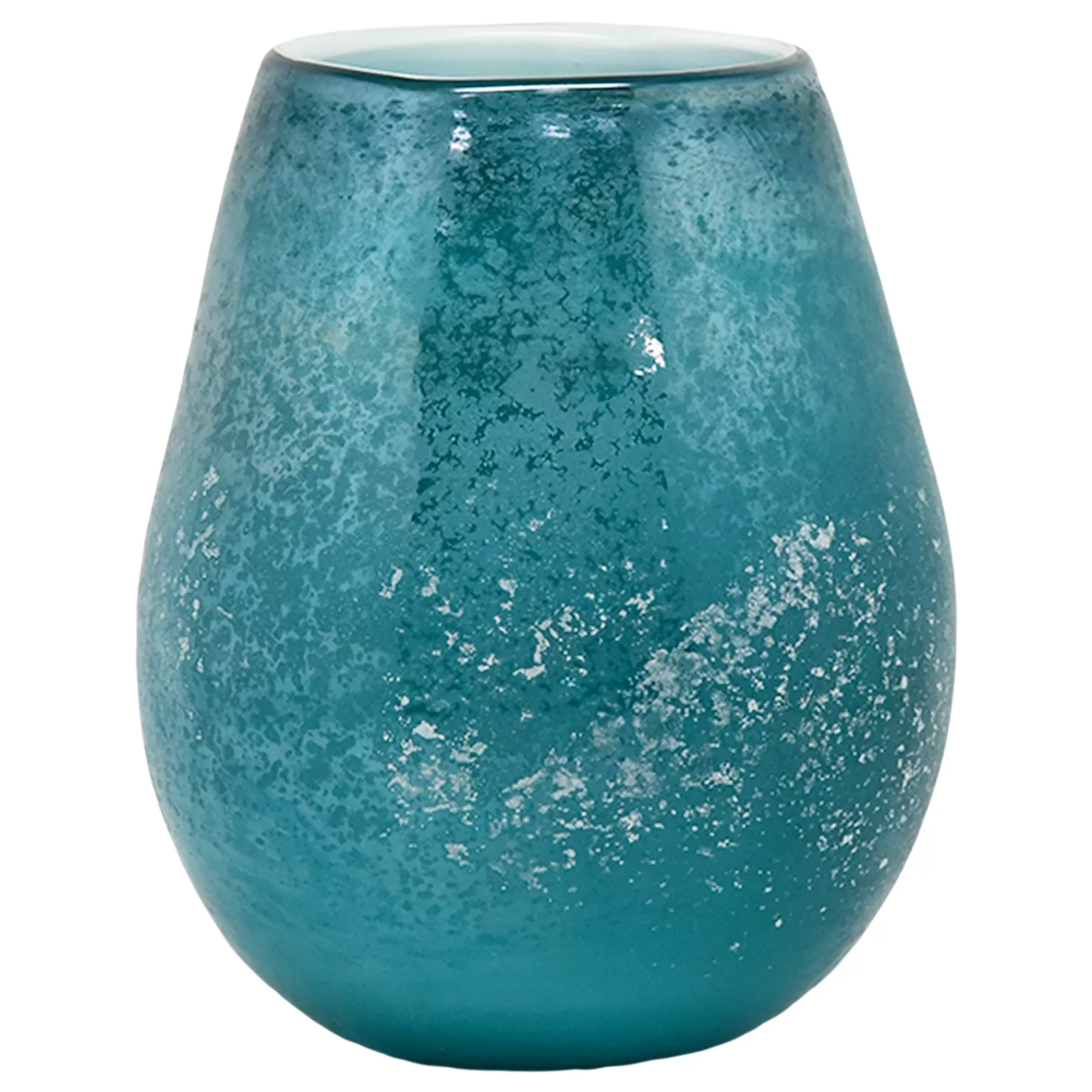 * Premium Laila Ali Turquoise Glass Vase, 5