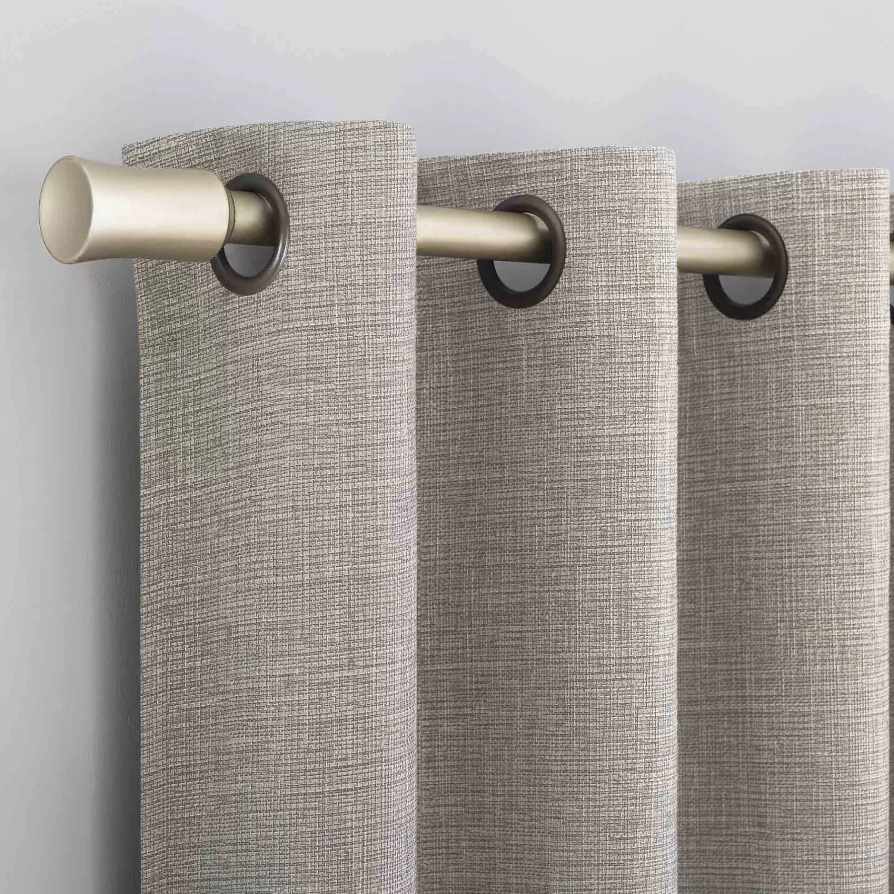 * Premium Sun Zero Pacey Grey Blackout Grommet Curtain Panel, 84