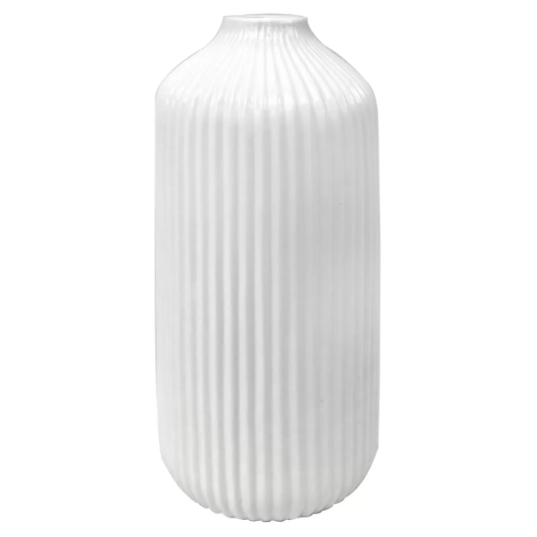 * Premium White Ceramic Vase, 8.5