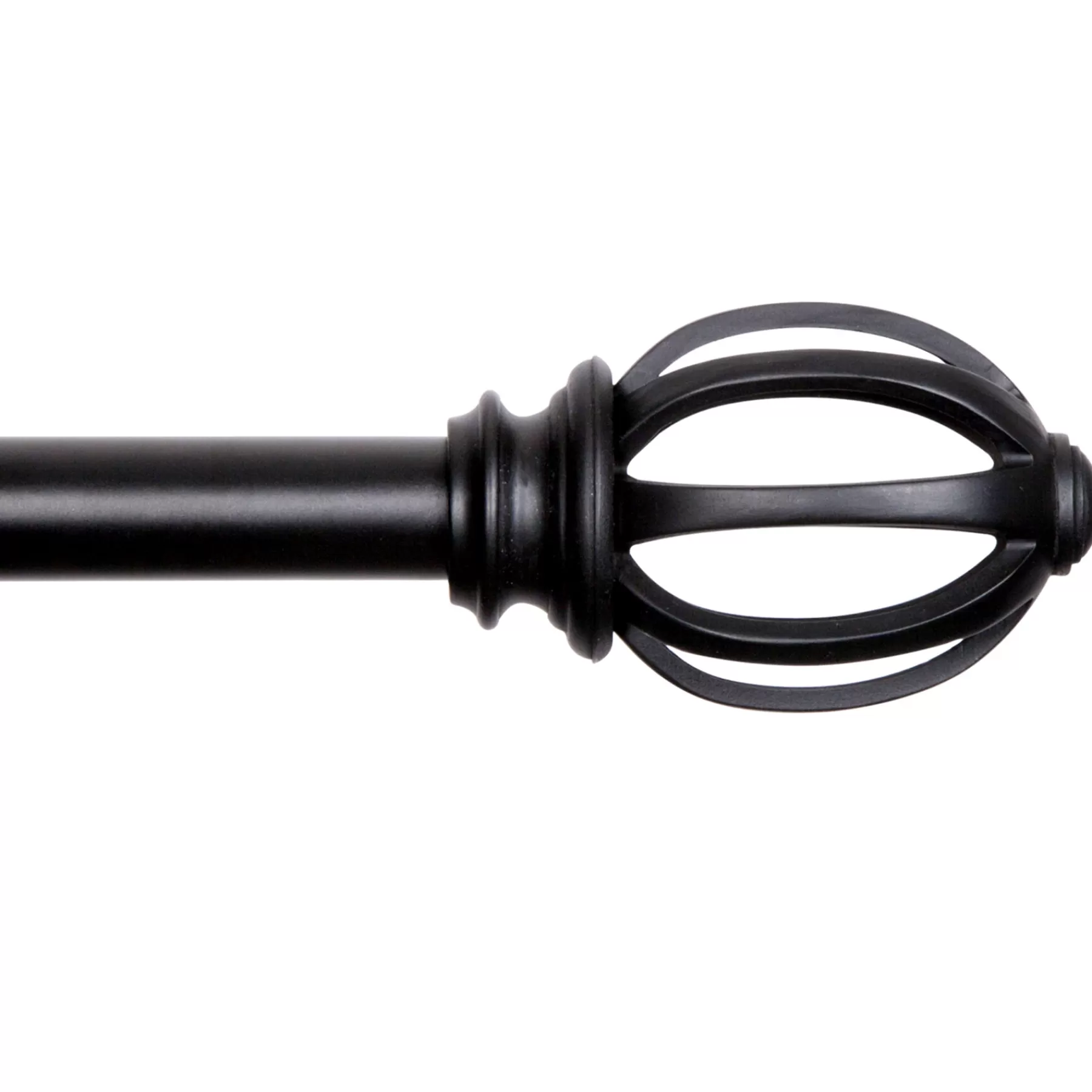 * Reliable Quality 36-66 Fast Fit Lilly Cage Black Window Decorative Rod 5/8