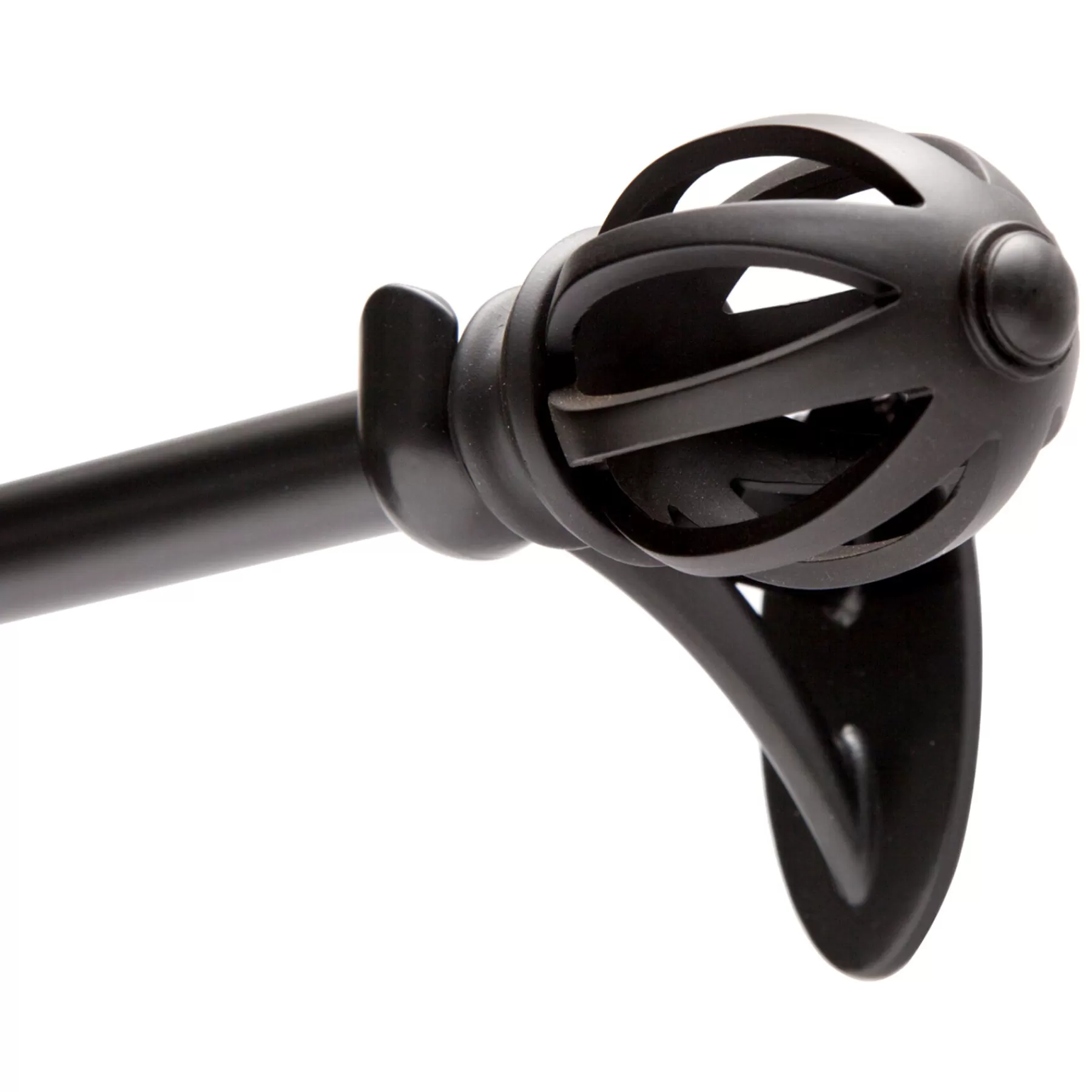 * Reliable Quality 36-66 Fast Fit Lilly Cage Black Window Decorative Rod 5/8