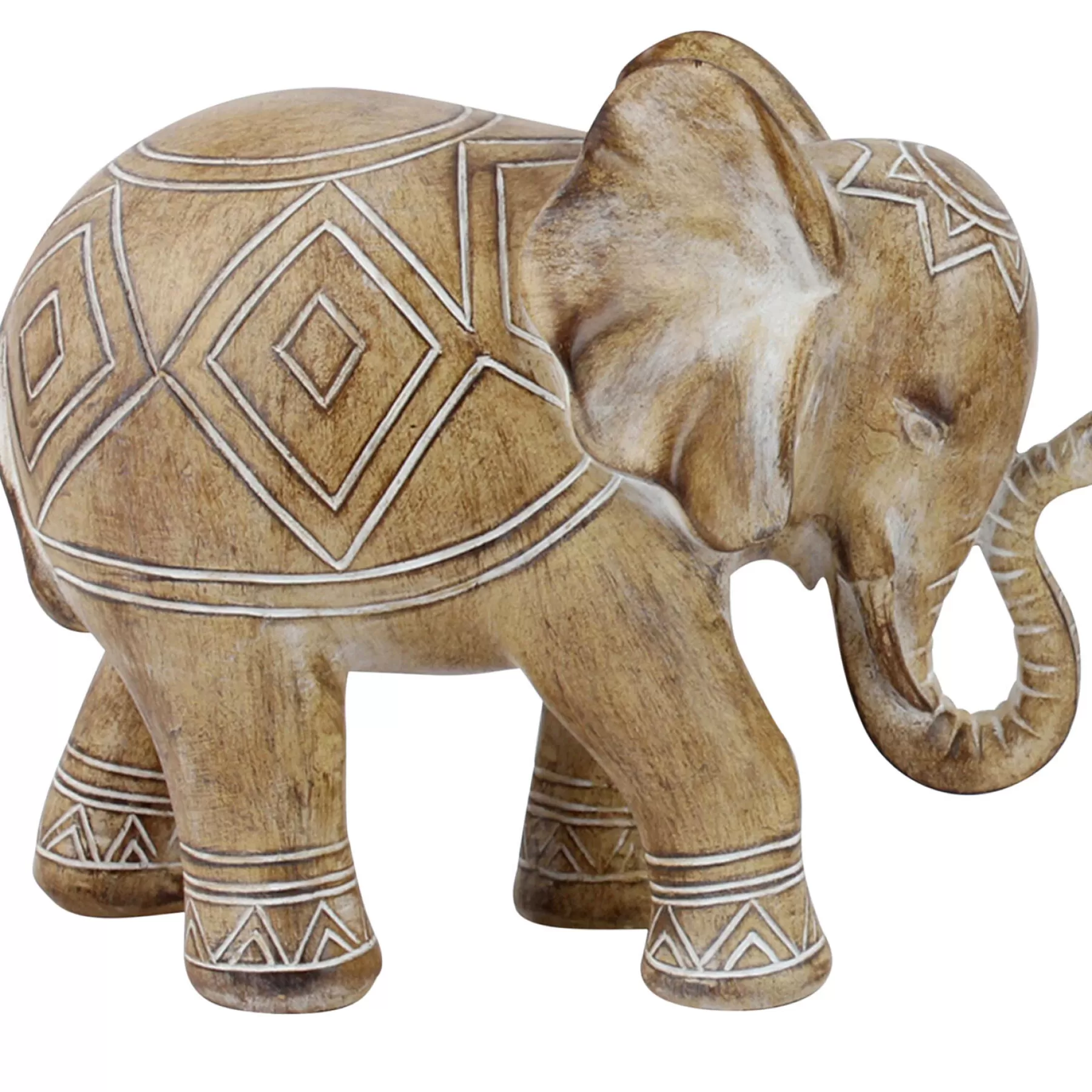 * Reliable Quality Brown Aztec Design Elephant, 7