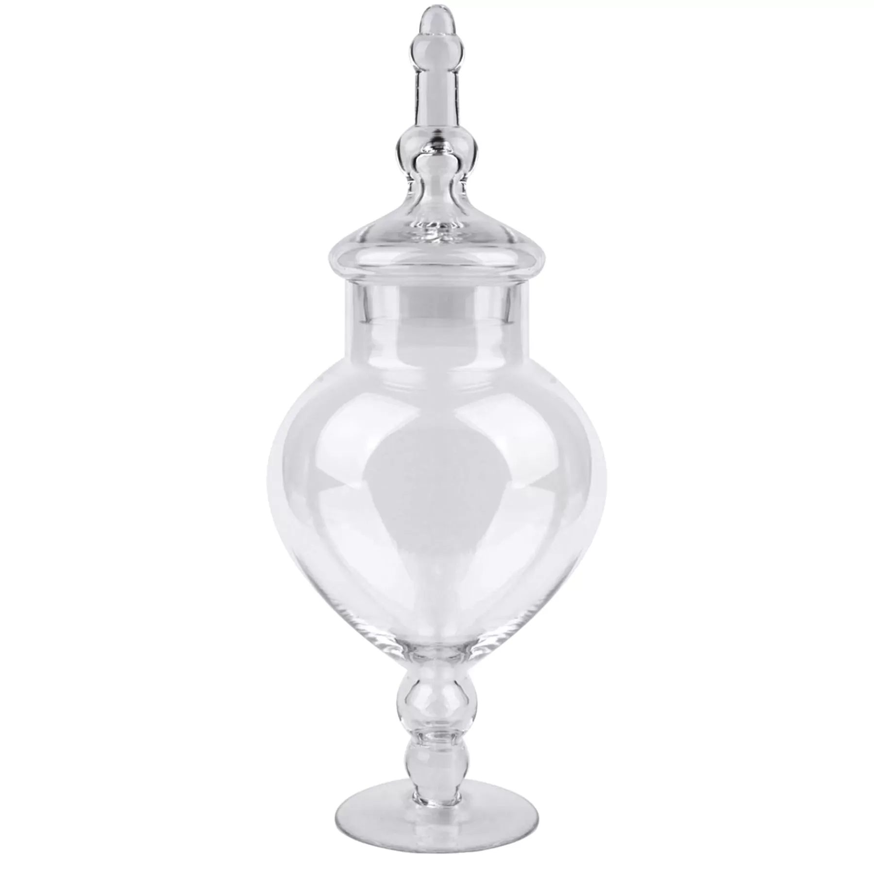 * Reliable Quality Clear Glass Apothecary Jar, 15