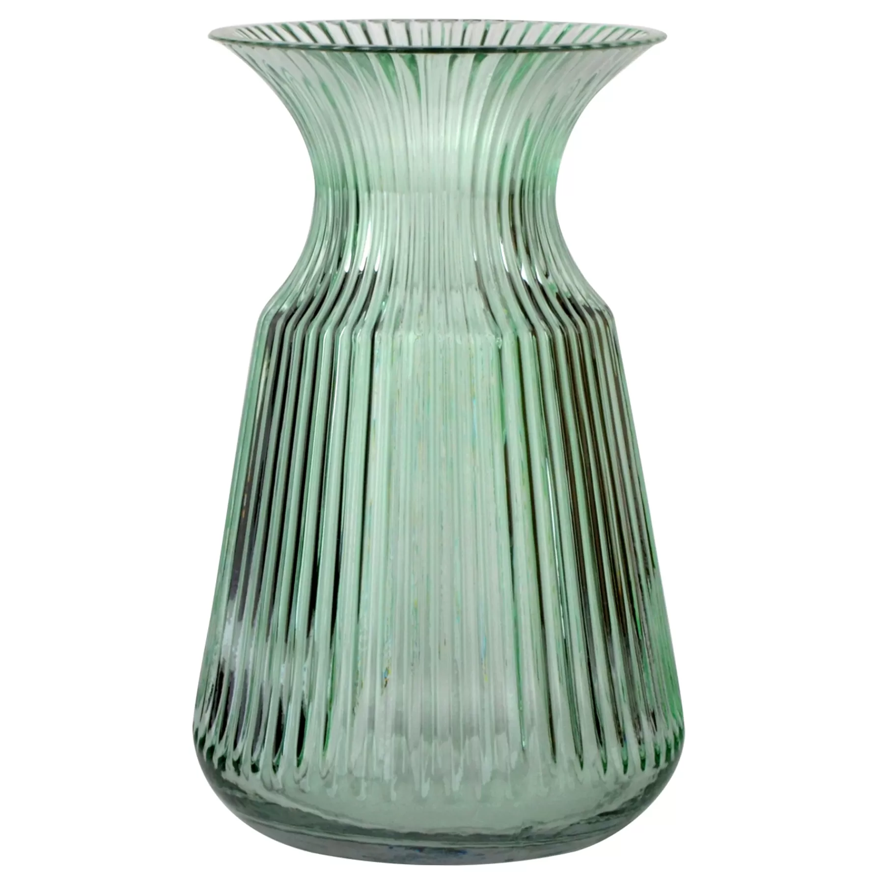 * Reliable Quality Grace Mitchell Green Glass Vase, 11