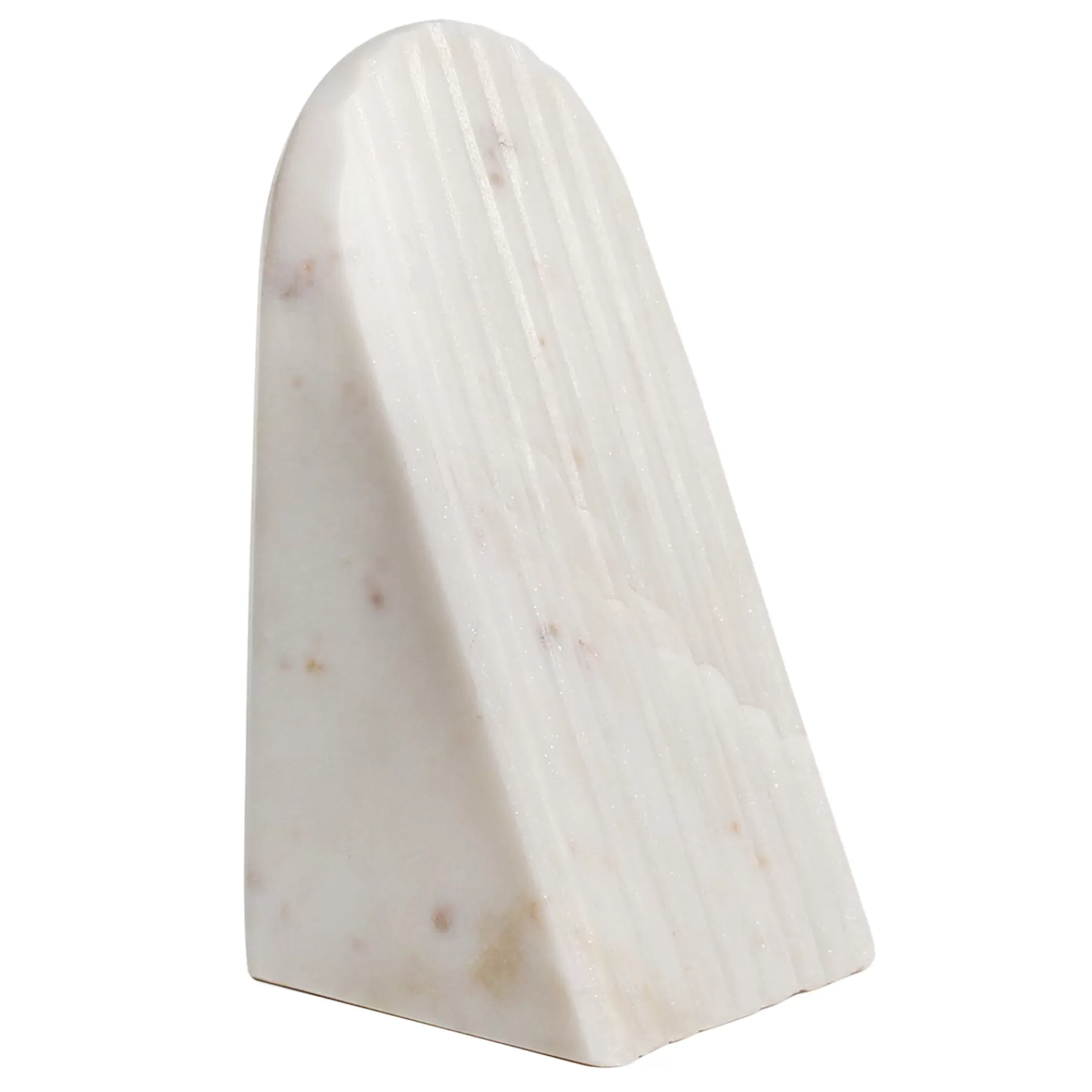 * Reliable Quality Ivory Marbled Bookend, 6