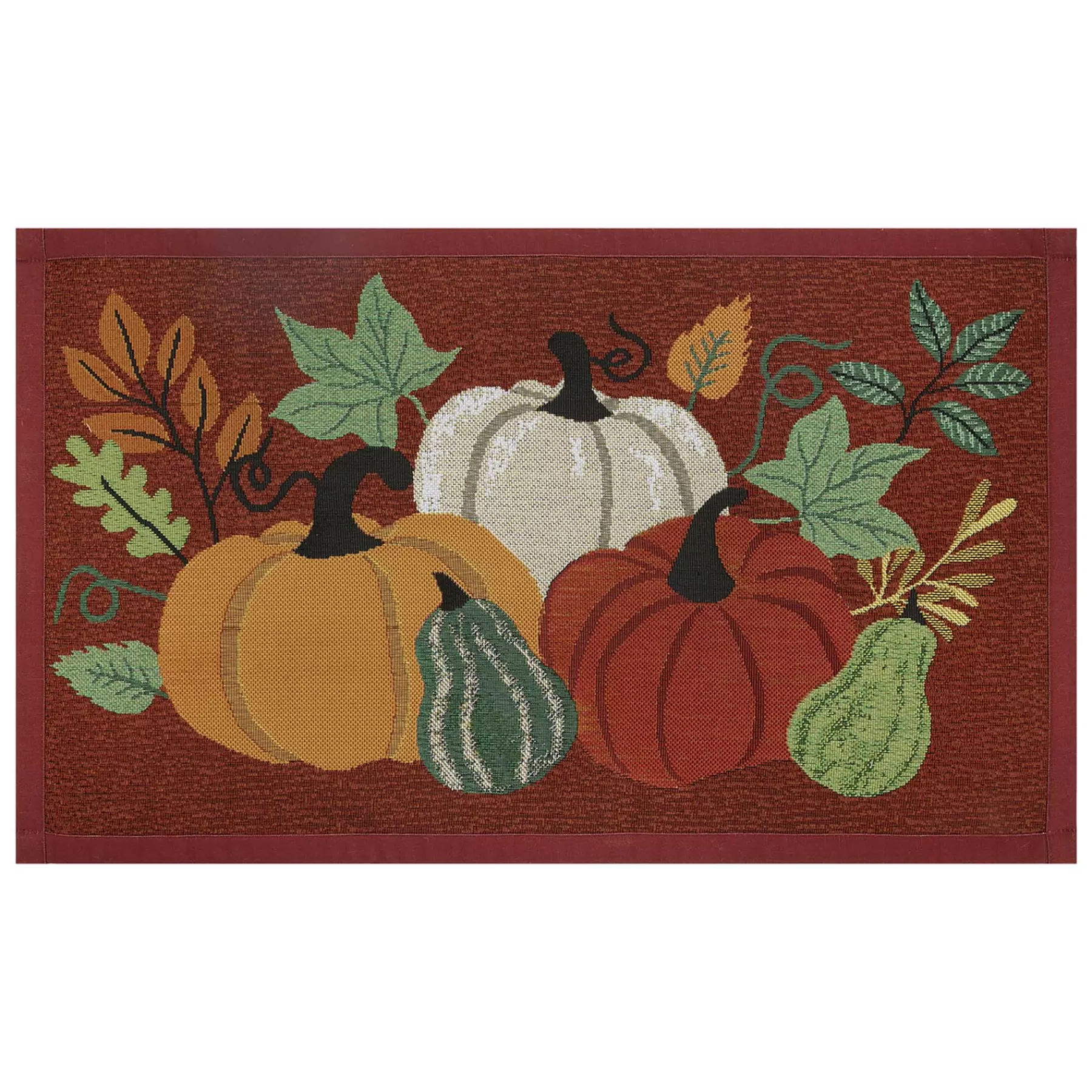 * Reliable Quality Pumpkin Patch Fall Kitchen Mat, 18 30