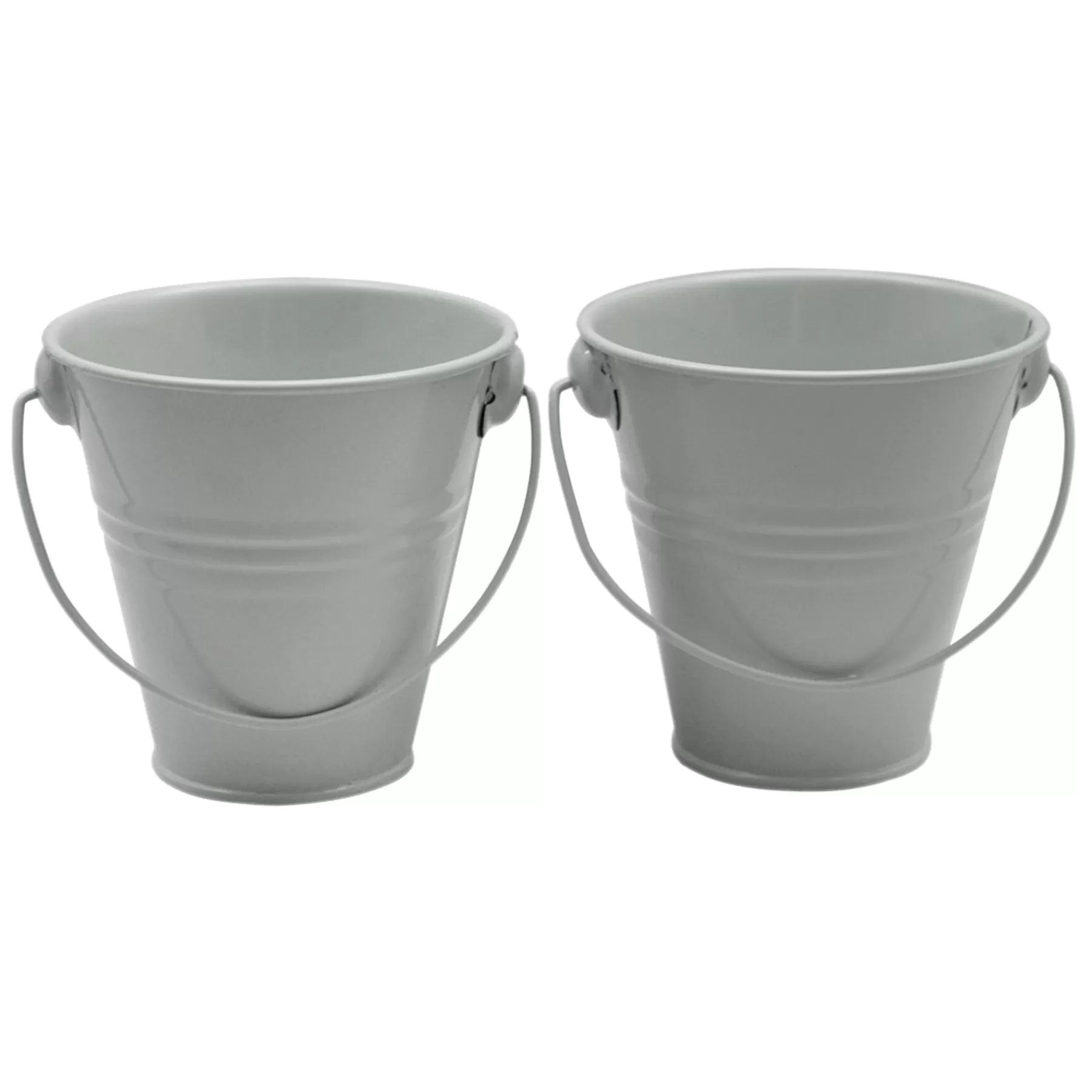 * Sale 2-Pack Grey Paint Bucket Citronella Candles, Small