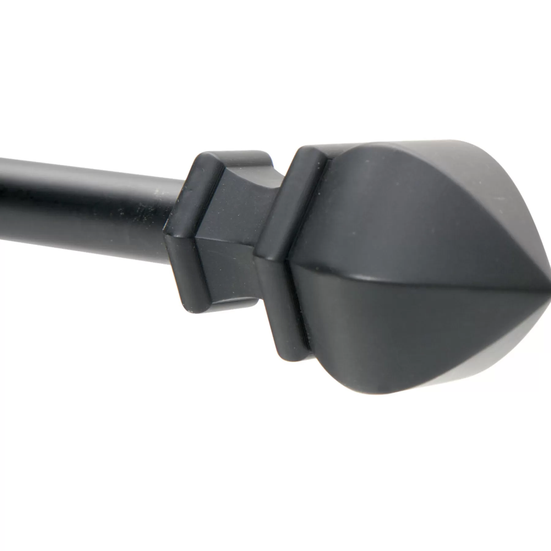 * Sale 42-120 Fast Fit Waverly Black Window Decorative Rod 3/4