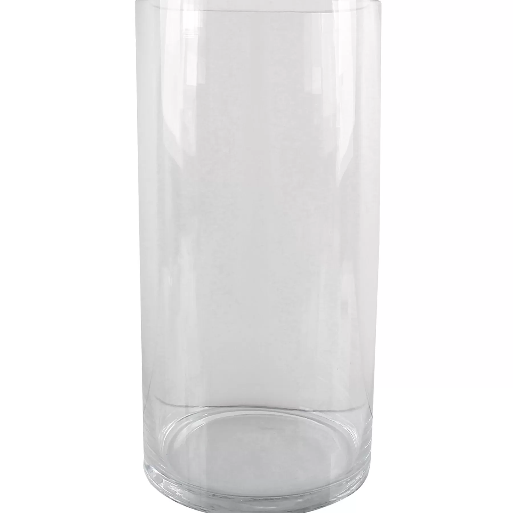 * Sale Clear Glass Cylinder Vase, 16