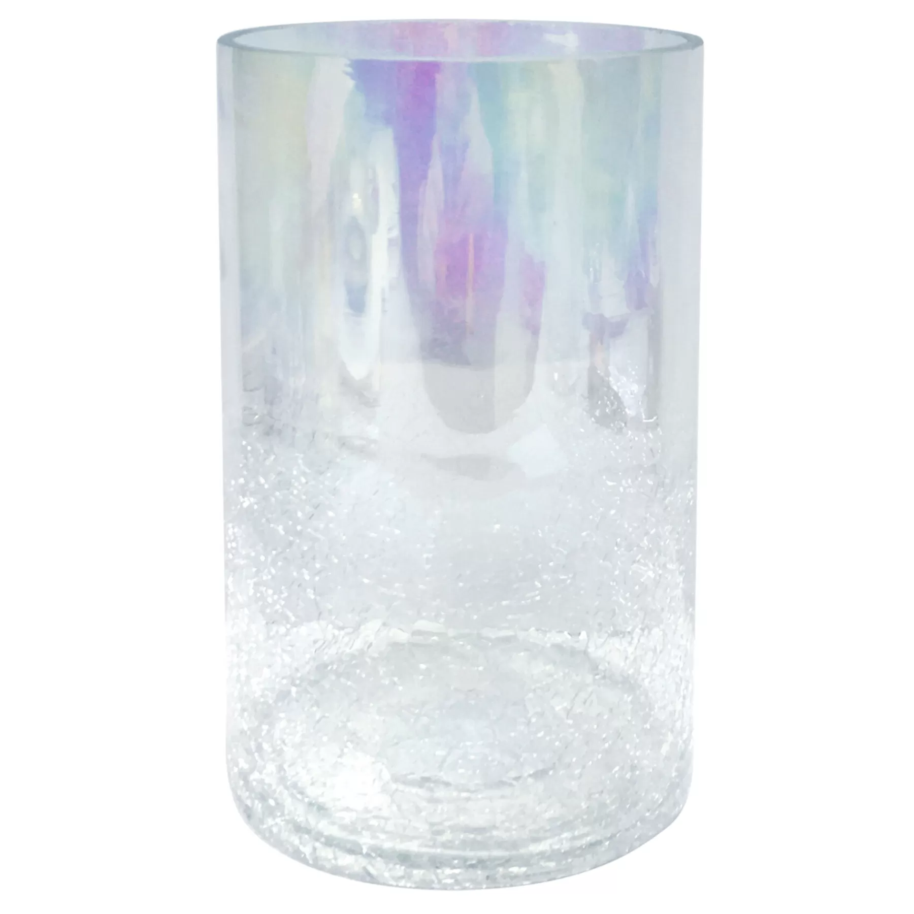 * Sale Clear Glass Pillar Candle Holder, 8