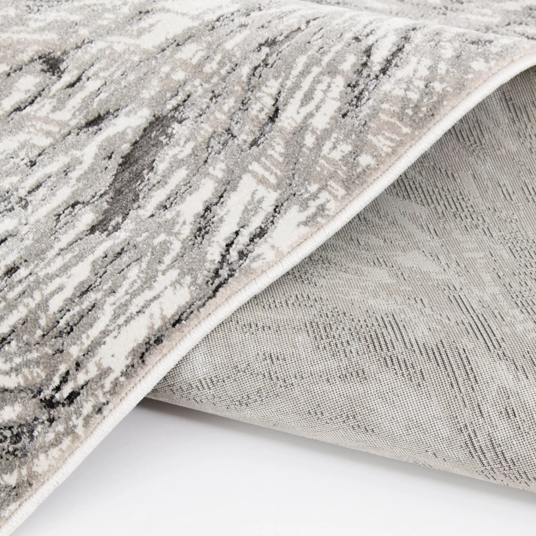 * Top Sellers (A480) Camden Chandra Grey Abstract Runner, 2 6