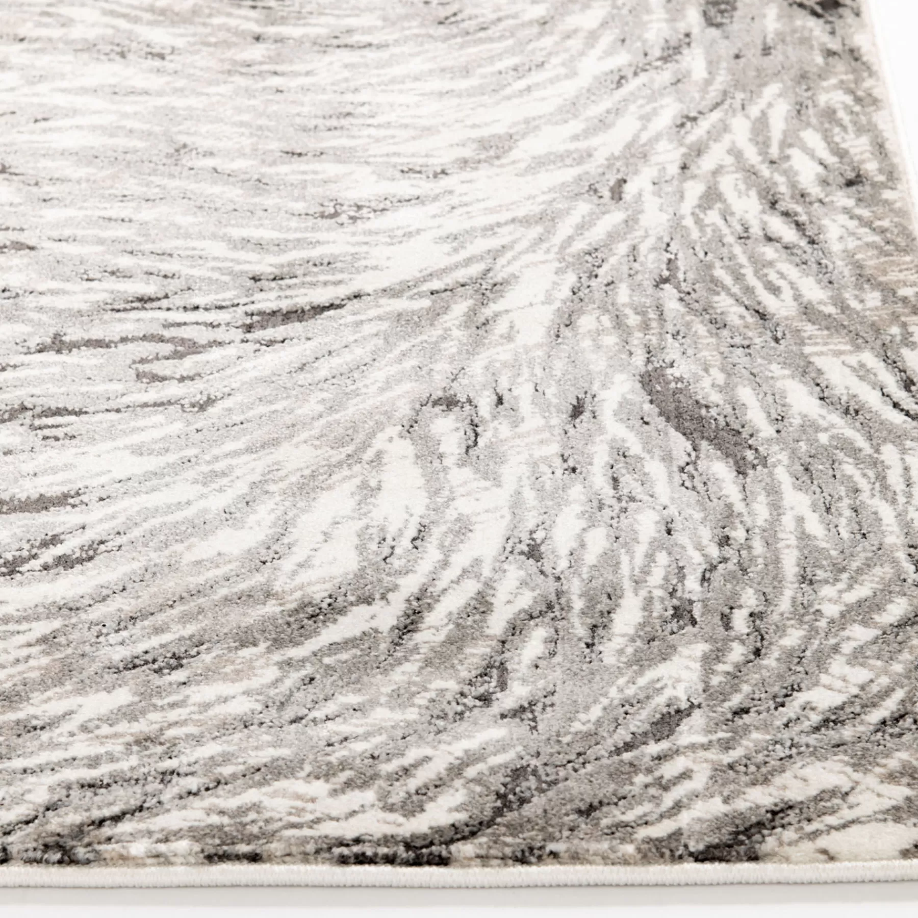 * Top Sellers (A480) Camden Chandra Grey Abstract Runner, 2 6