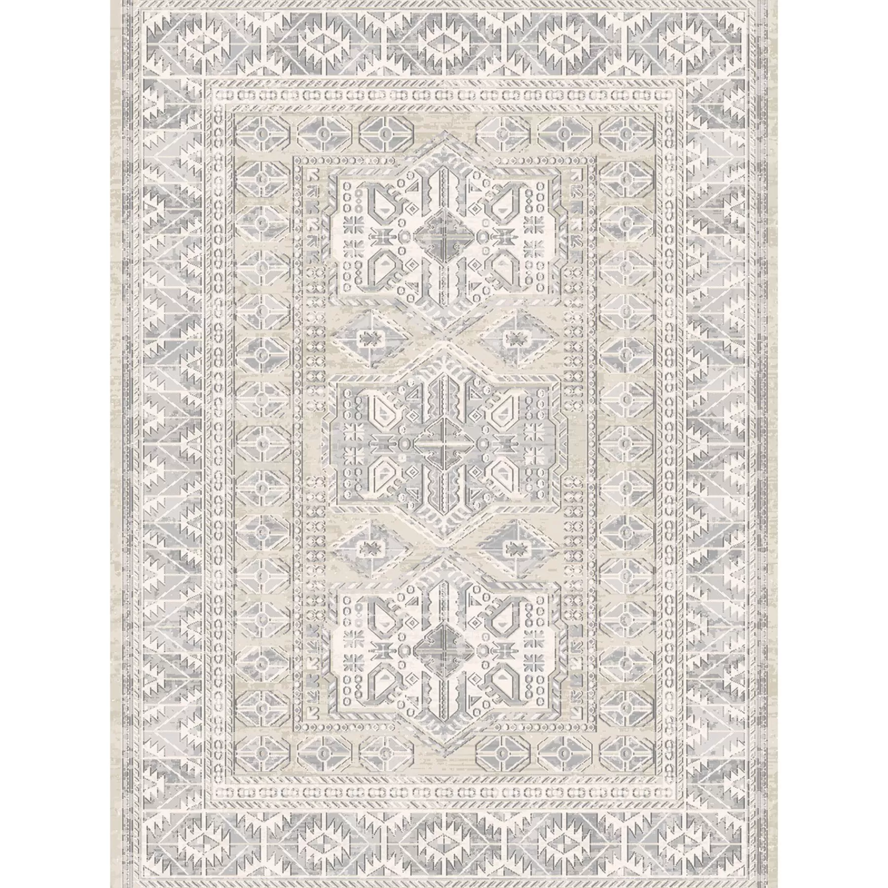 * Top Sellers (D452) Shaydon Grey & Multi-Colored Woven Area Rug, 8 10