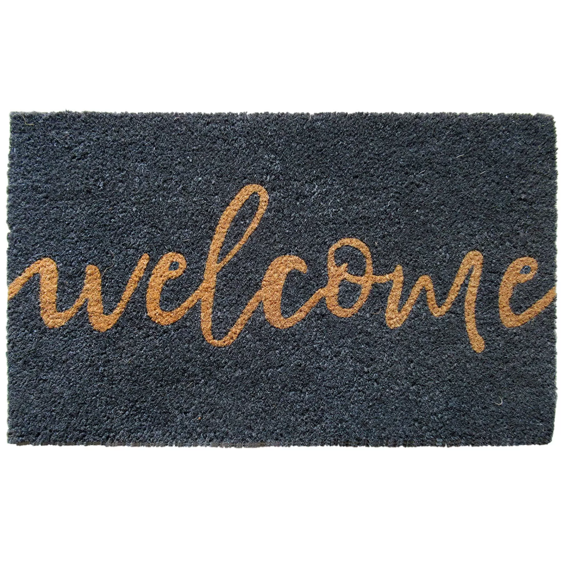 * Top Sellers Grey Welcome Script Mat, 18 30